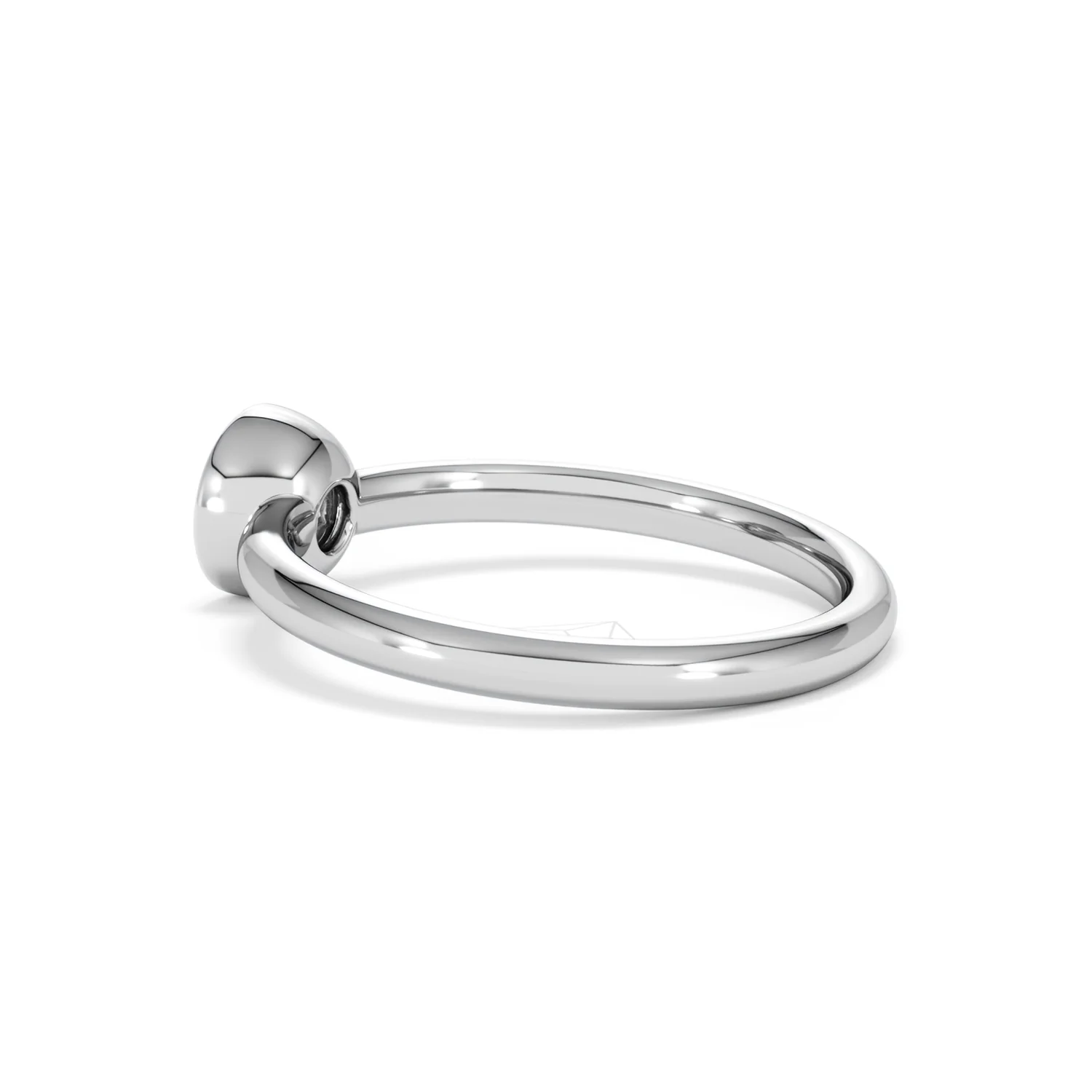 Horizon Round Cut Lab Diamond Solitaire Ring 0.50ct H/SI in 9K White Gold - Image 63