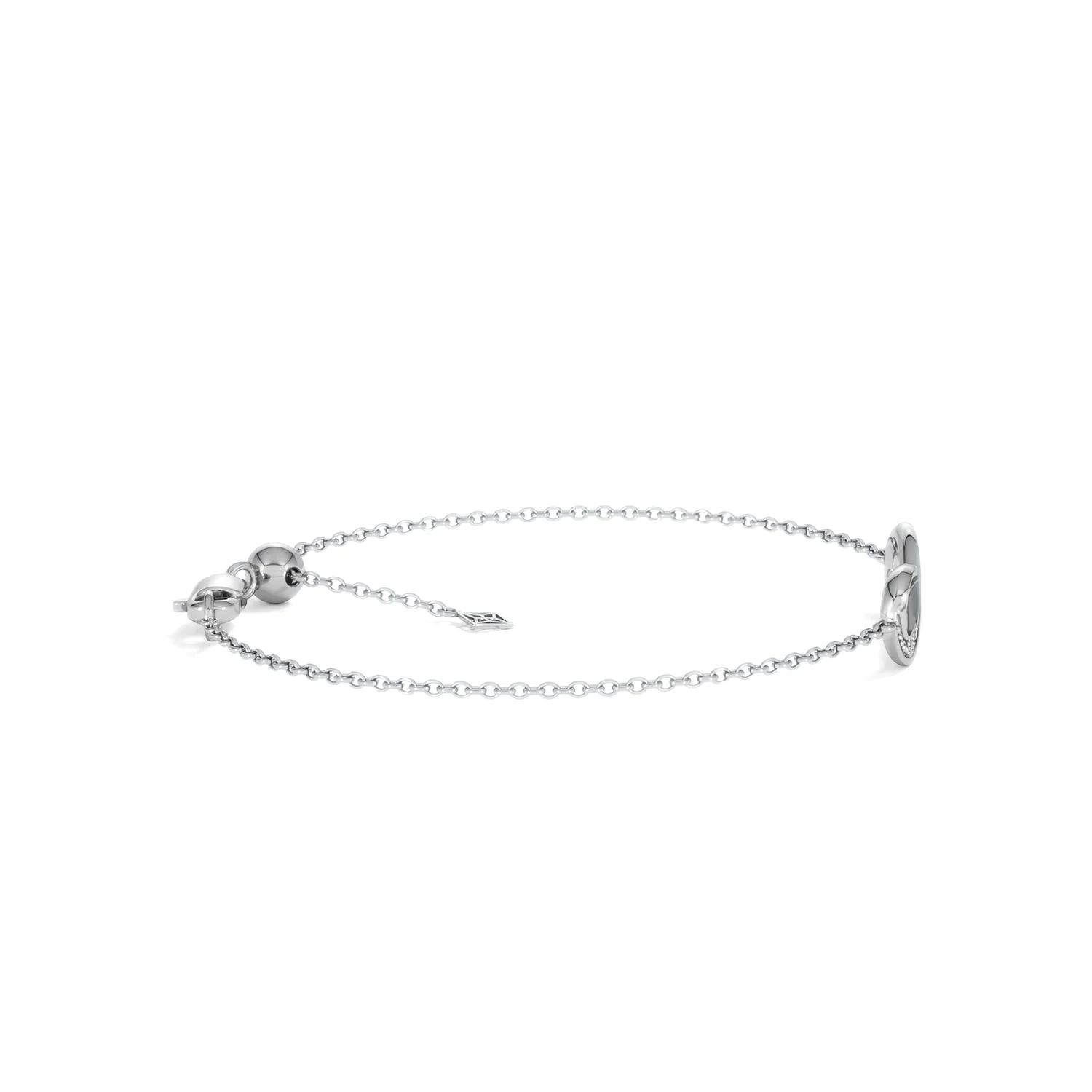 Infinity Love 0.08ct Lab Diamond Chain Bracelet in Sterling Silver - Image 27