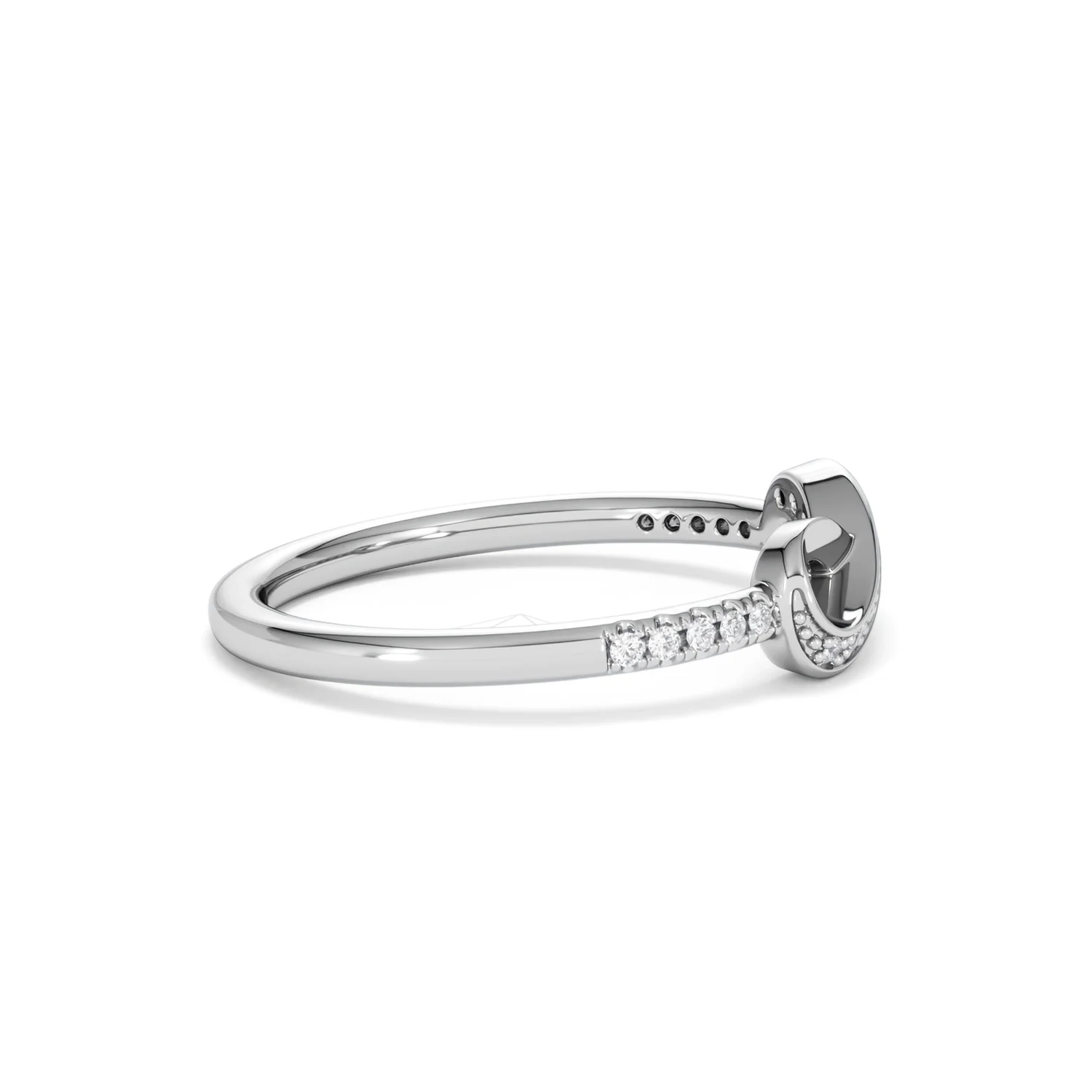 Infinity Love 0.13ct Lab Diamond Pavé Ring in Sterling Silver - Image 28