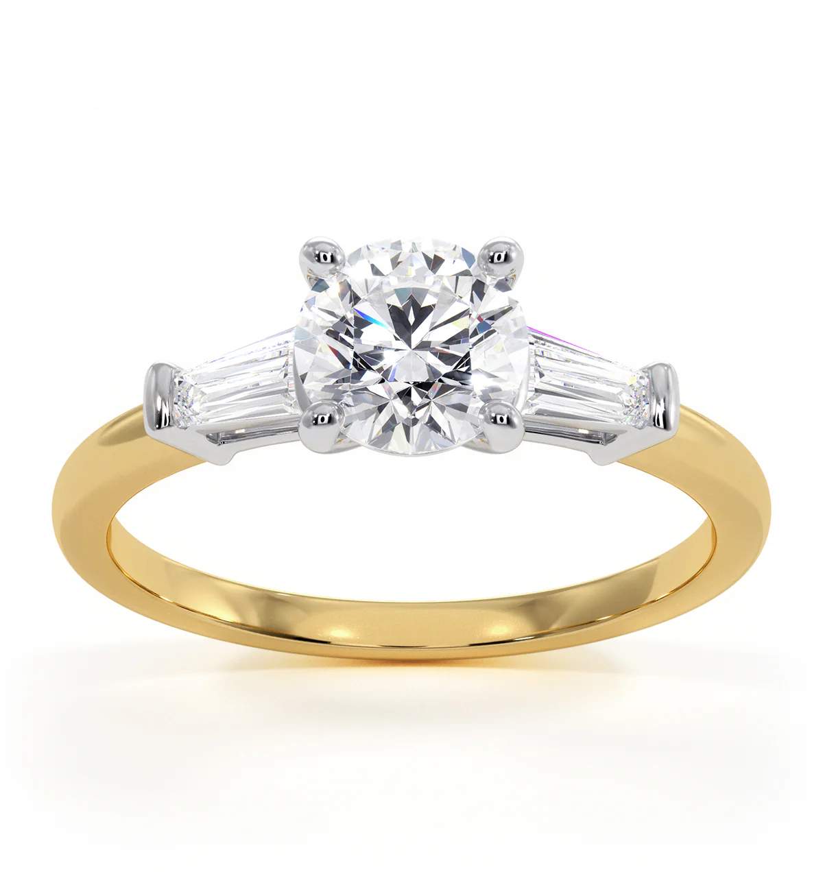 Isadora GIA Diamond Engagement Ring 18KY 0.90ct G/SI2 - Image 3