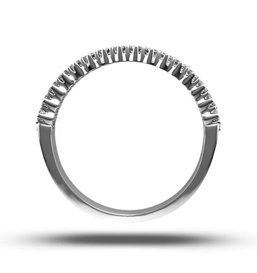 JASMINE PLATINUM Diamond ETERNITY RING 0.50CT H/SI - Image 3