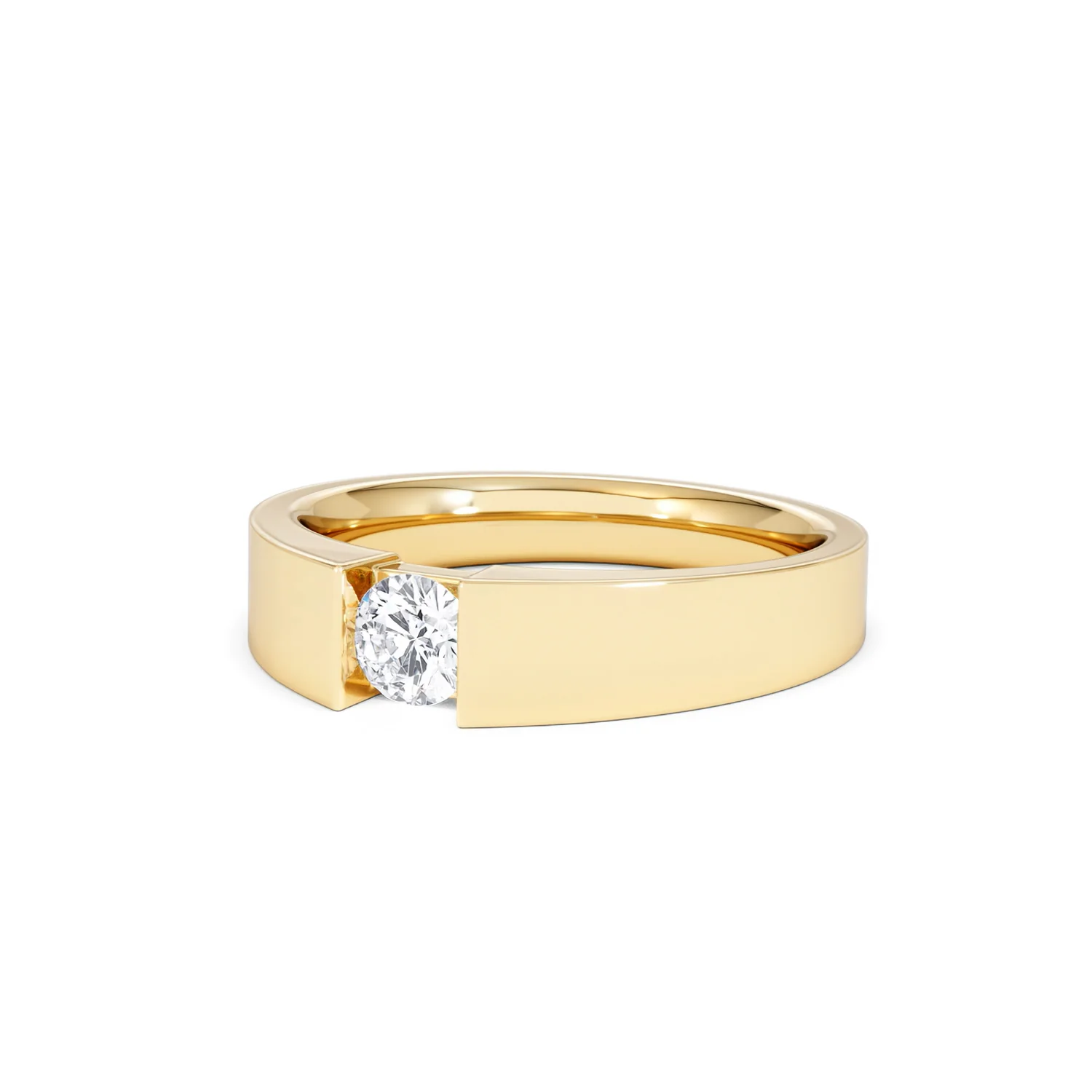 Jessica 0.25ct Round Cut Lab Diamond Solitaire Engagement Ring in 18K Gold Vermeil - Image 83