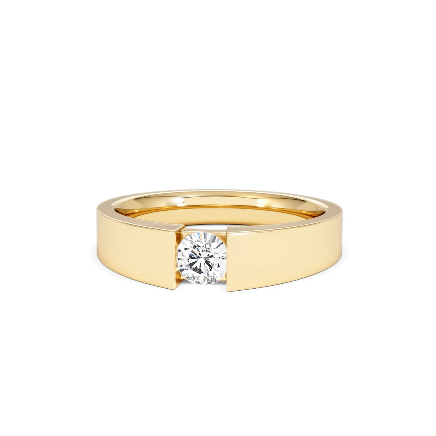 Jessica 0.25ct Round Cut Lab Diamond Solitaire Engagement Ring in 18K Gold Vermeil - Image 87