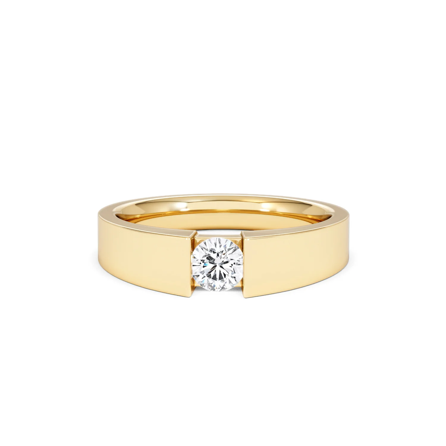 Jessica 0.25ct Round Cut Lab Diamond Solitaire Engagement Ring in 18K Gold Vermeil - Image 88