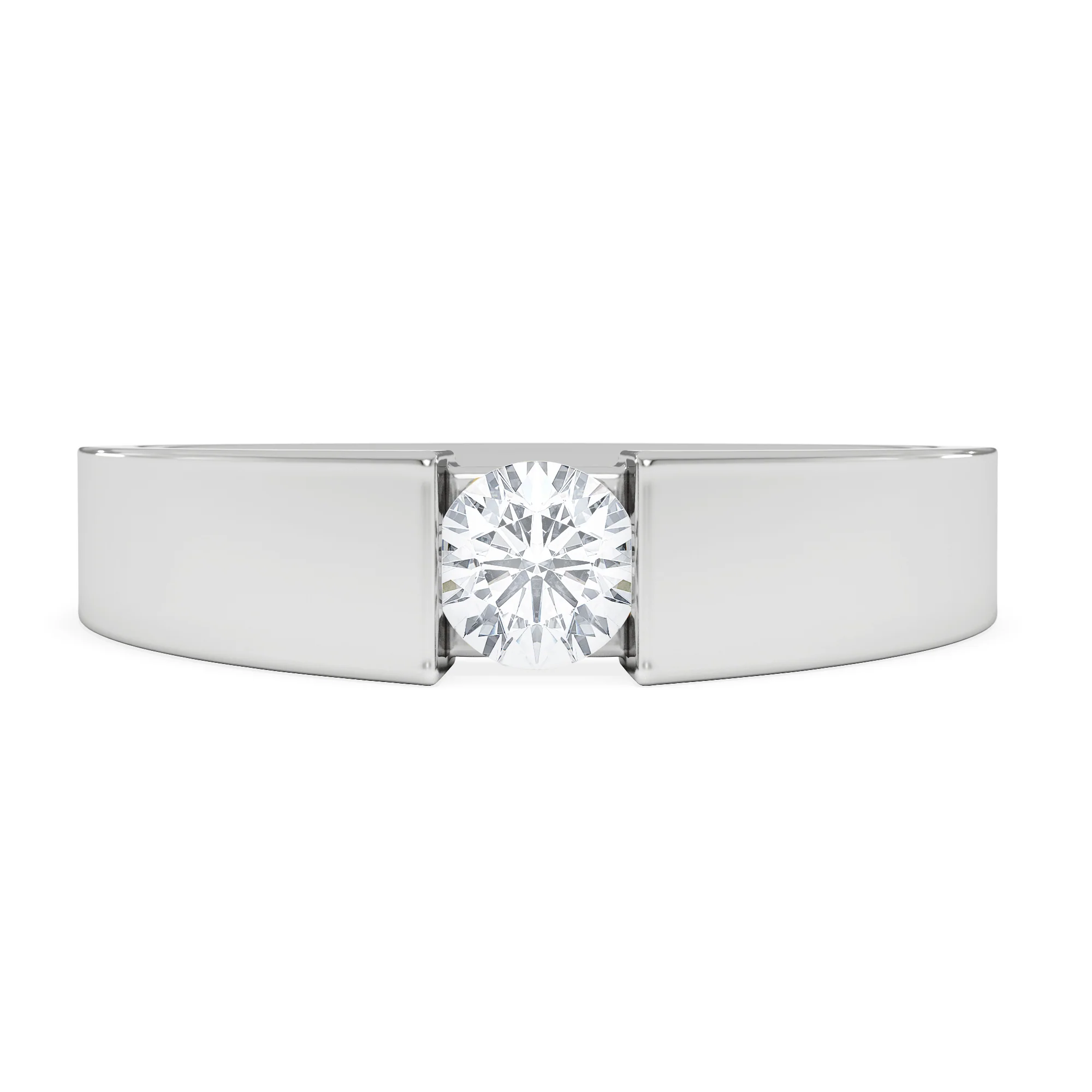 Jessica 0.25ct Round Cut Lab Diamond Solitaire Engagement Ring in Sterling Silver - Image 7