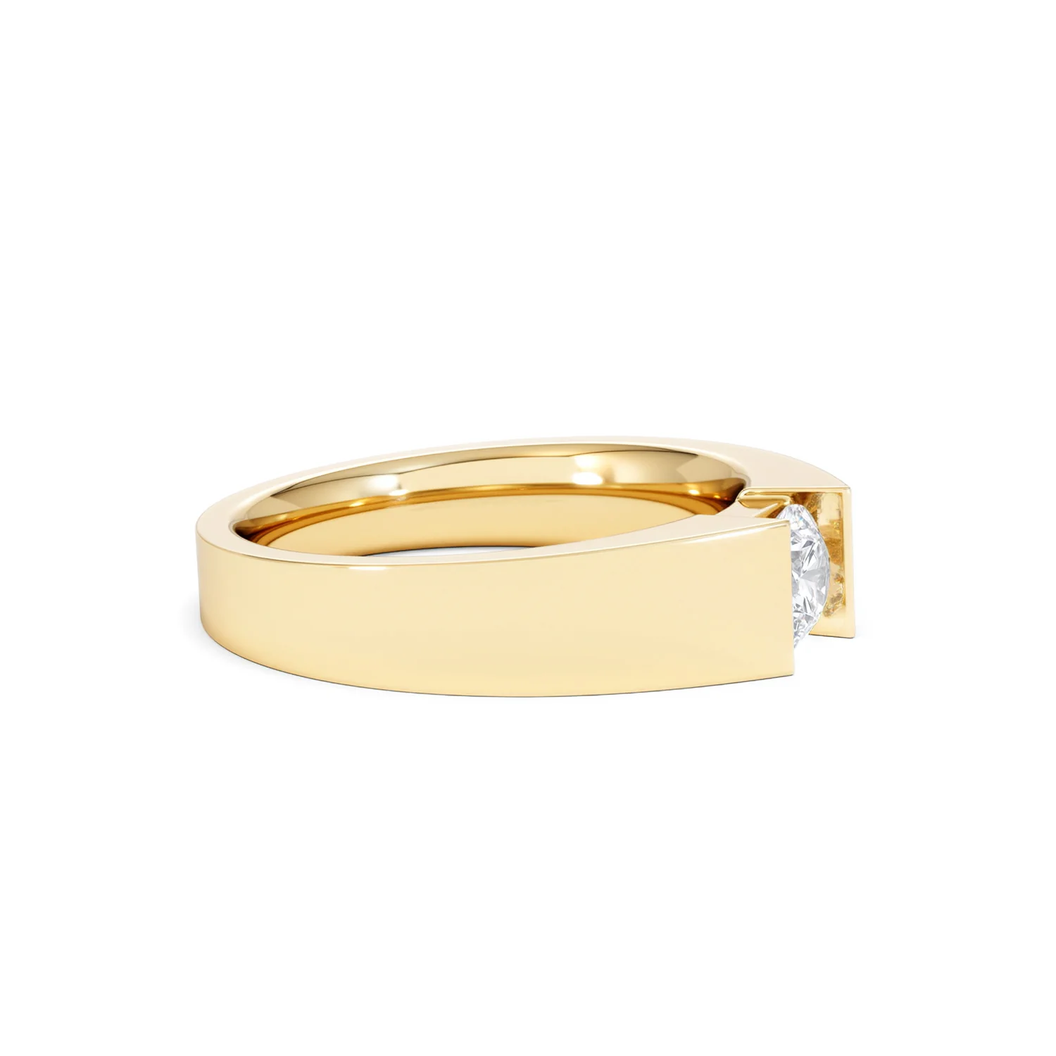 Jessica 0.50ct Round Cut Lab Diamond Solitaire Engagement Ring in 18K Gold Vermeil - Image 23