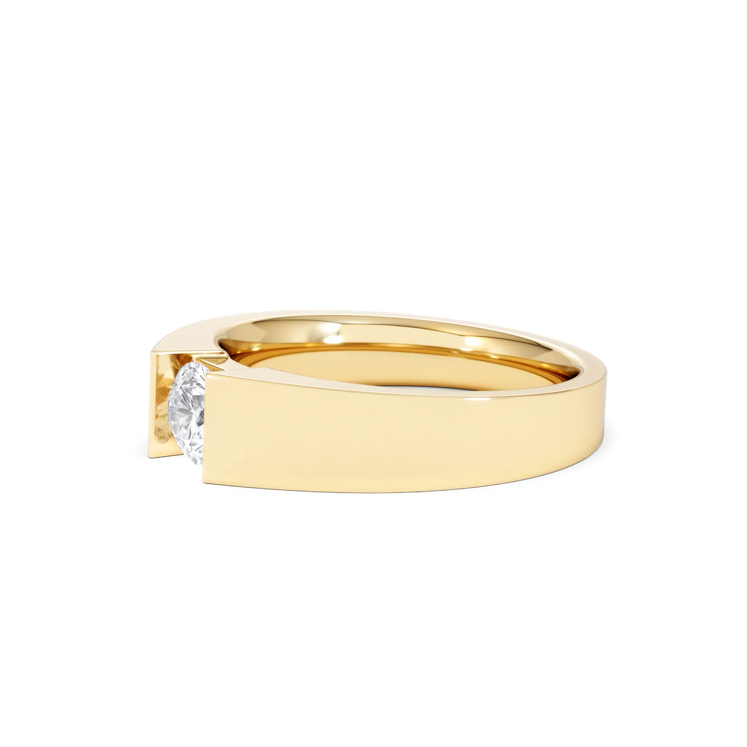 Jessica 0.50ct Round Cut Lab Diamond Solitaire Engagement Ring in 18K Gold Vermeil - Image 76