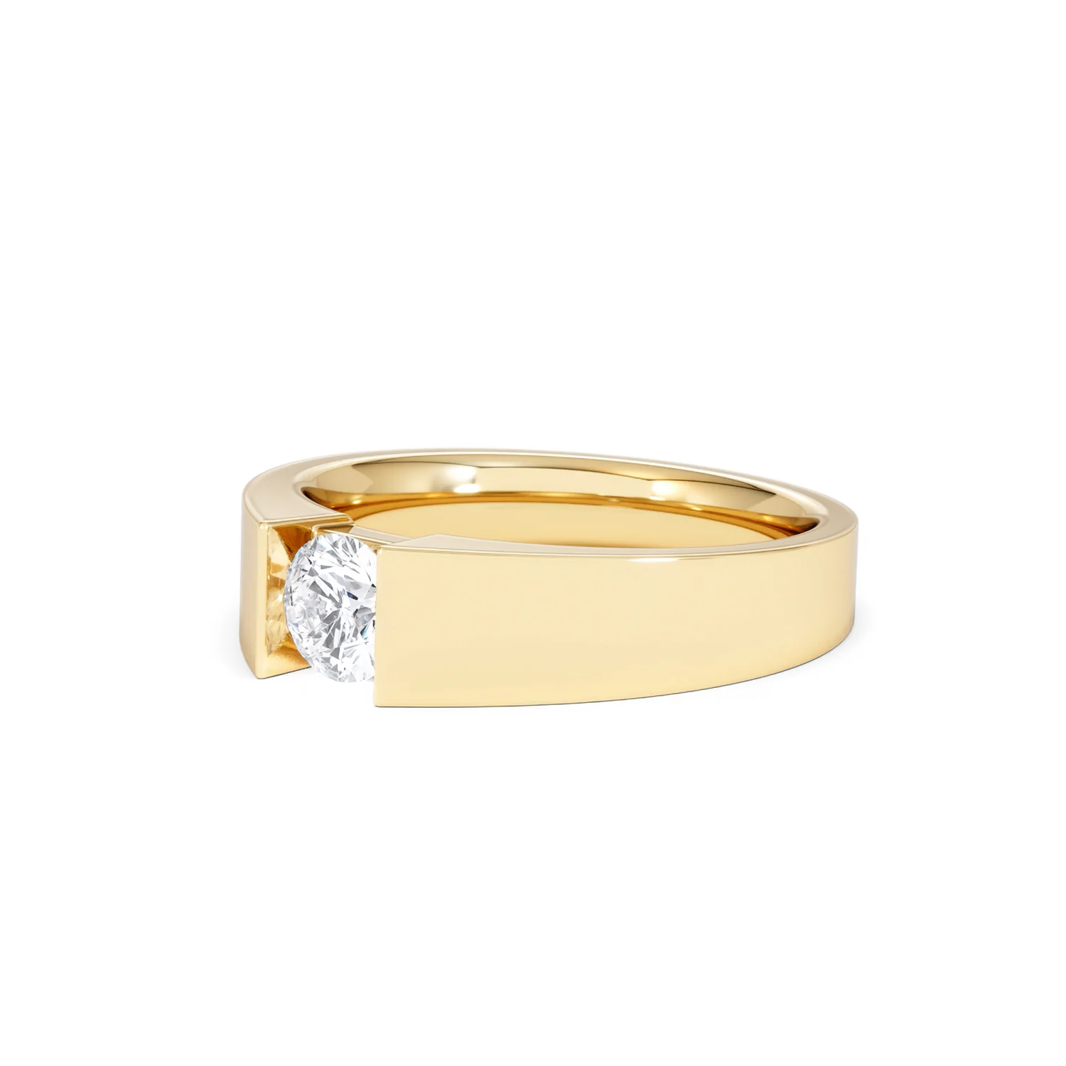 Jessica 0.50ct Round Cut Lab Diamond Solitaire Engagement Ring in 18K Gold Vermeil - Image 80