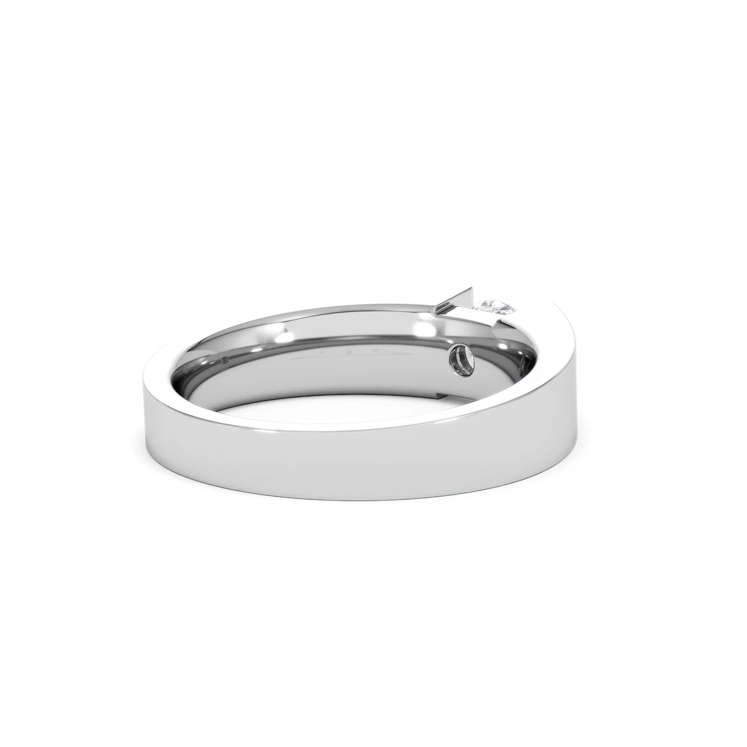Jessica 0.50ct Round Cut Lab Diamond Solitaire Engagement Ring in 9K White Gold - Image 40