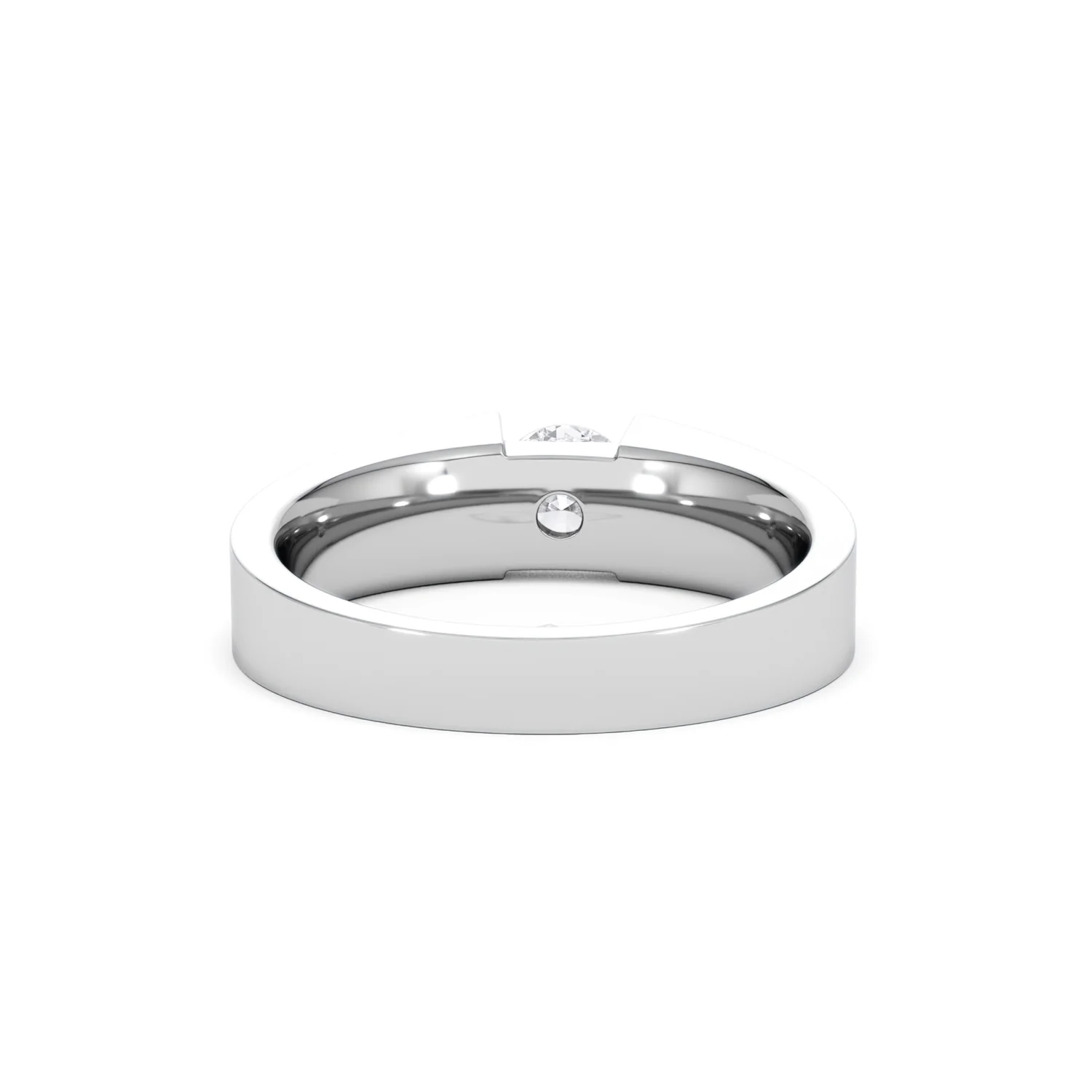 Jessica 0.50ct Round Cut Lab Diamond Solitaire Engagement Ring in 9K White Gold - Image 48
