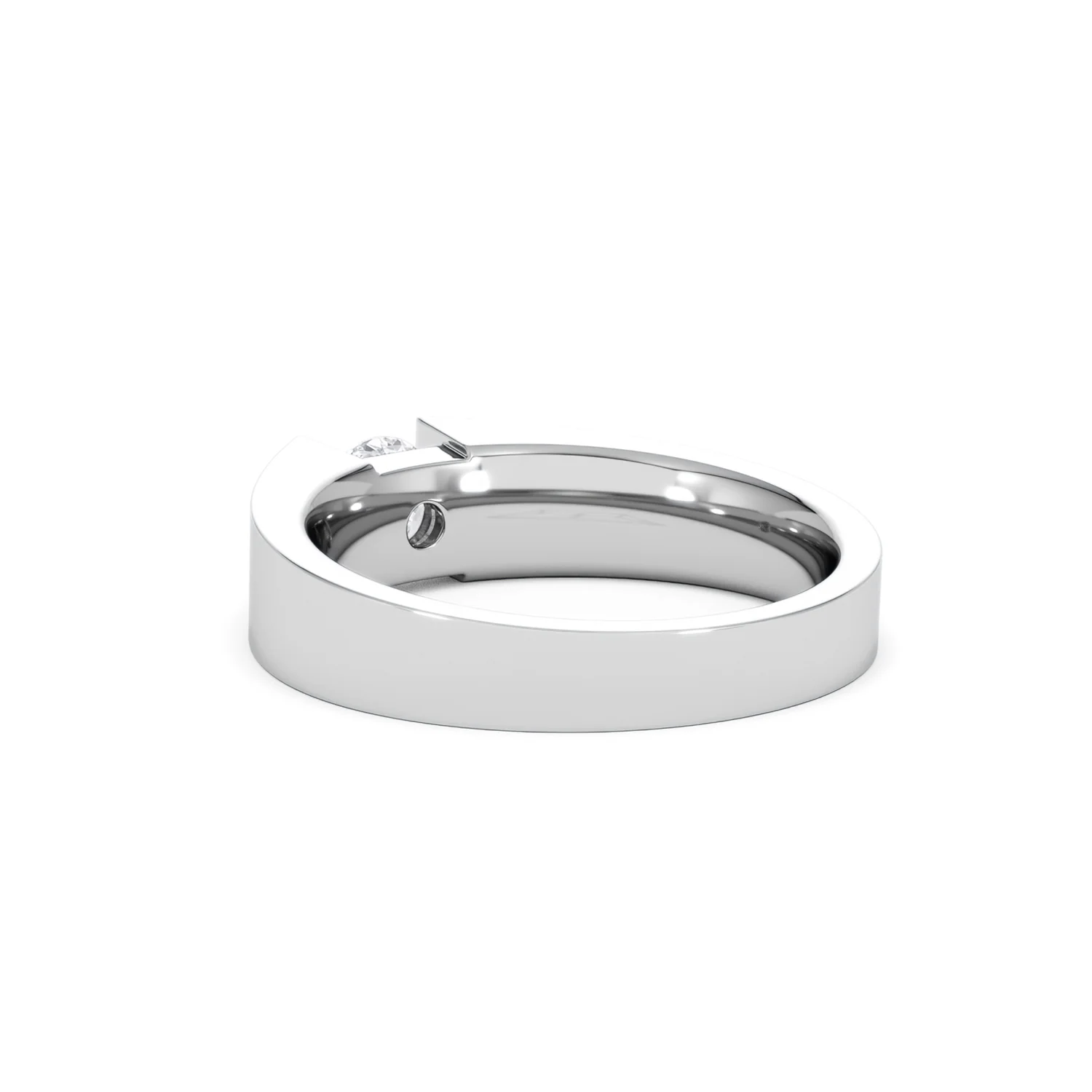 Jessica 0.50ct Round Cut Lab Diamond Solitaire Engagement Ring in 9K White Gold - Image 57