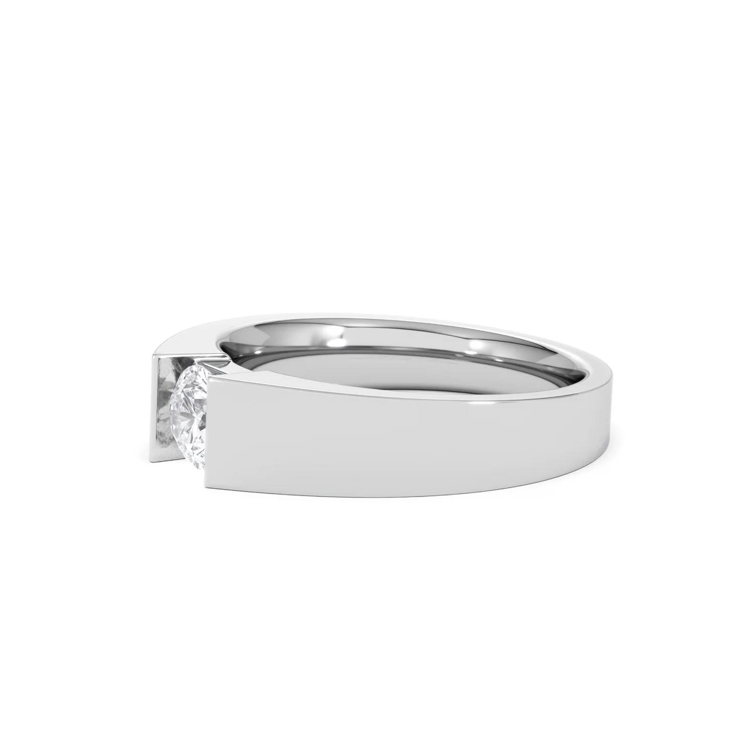 Jessica 0.50ct Round Cut Lab Diamond Solitaire Engagement Ring in 9K White Gold - Image 76