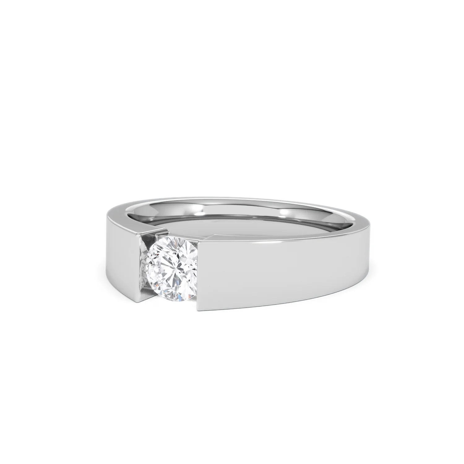 Jessica 0.50ct Round Cut Lab Diamond Solitaire Engagement Ring in 9K White Gold - Image 83