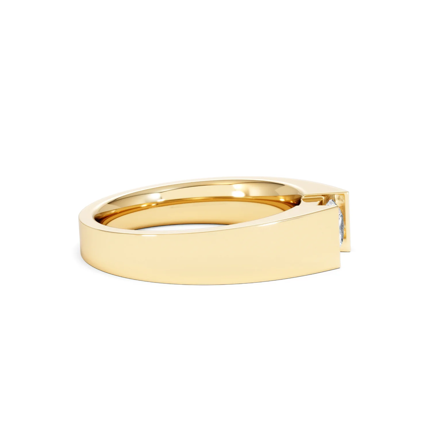 Jessica 0.50ct Round Cut Lab Diamond Solitaire Engagement Ring in 9K Yellow Gold - Image 26