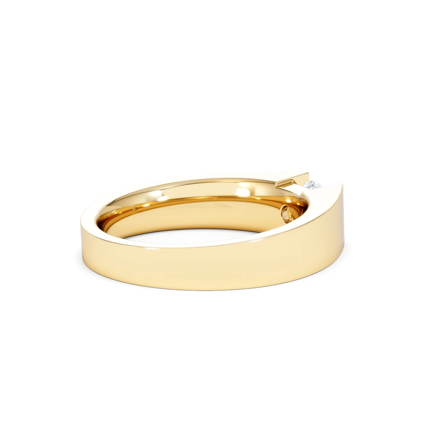 Jessica 0.50ct Round Cut Lab Diamond Solitaire Engagement Ring in 9K Yellow Gold - Image 36