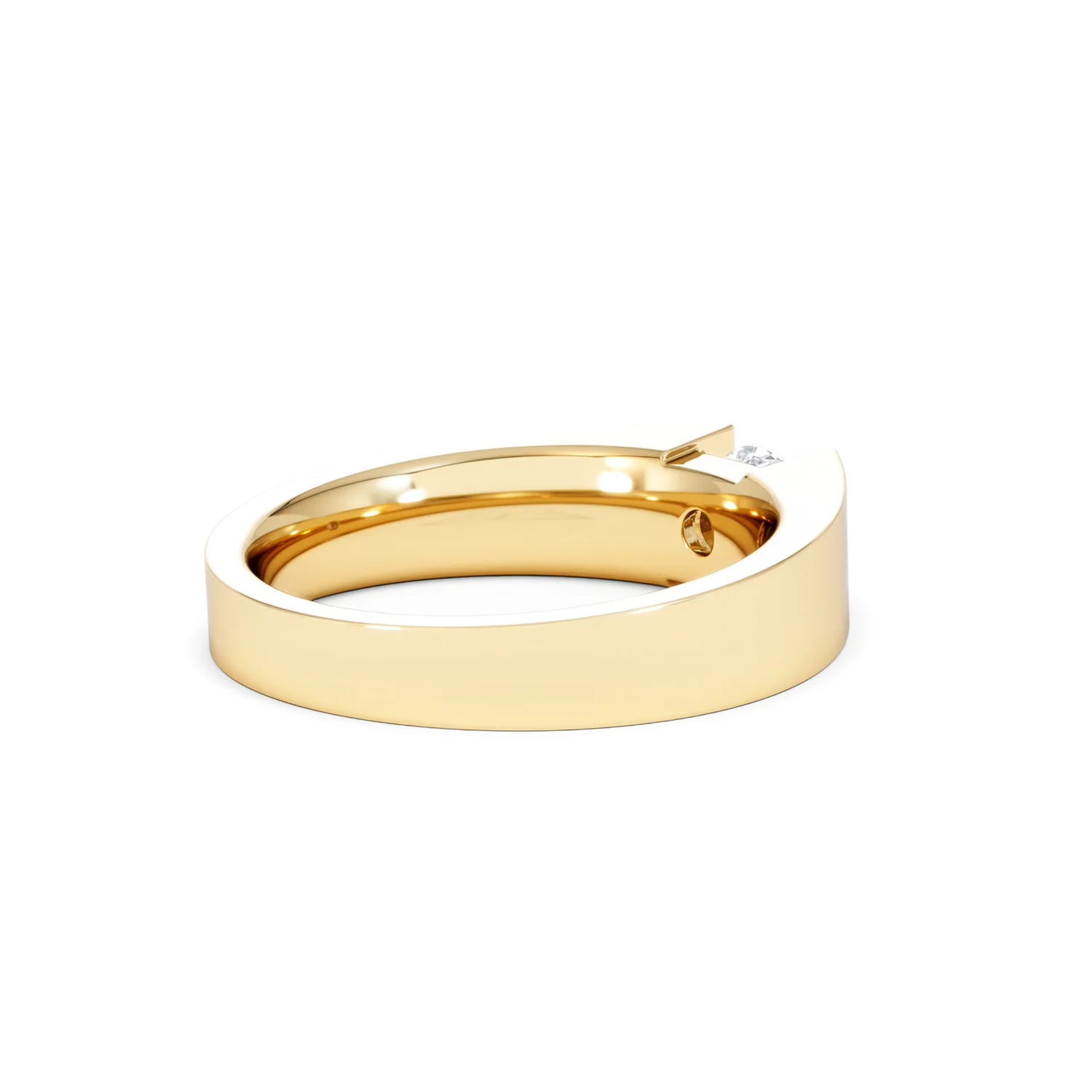 Jessica 0.50ct Round Cut Lab Diamond Solitaire Engagement Ring in 9K Yellow Gold - Image 38