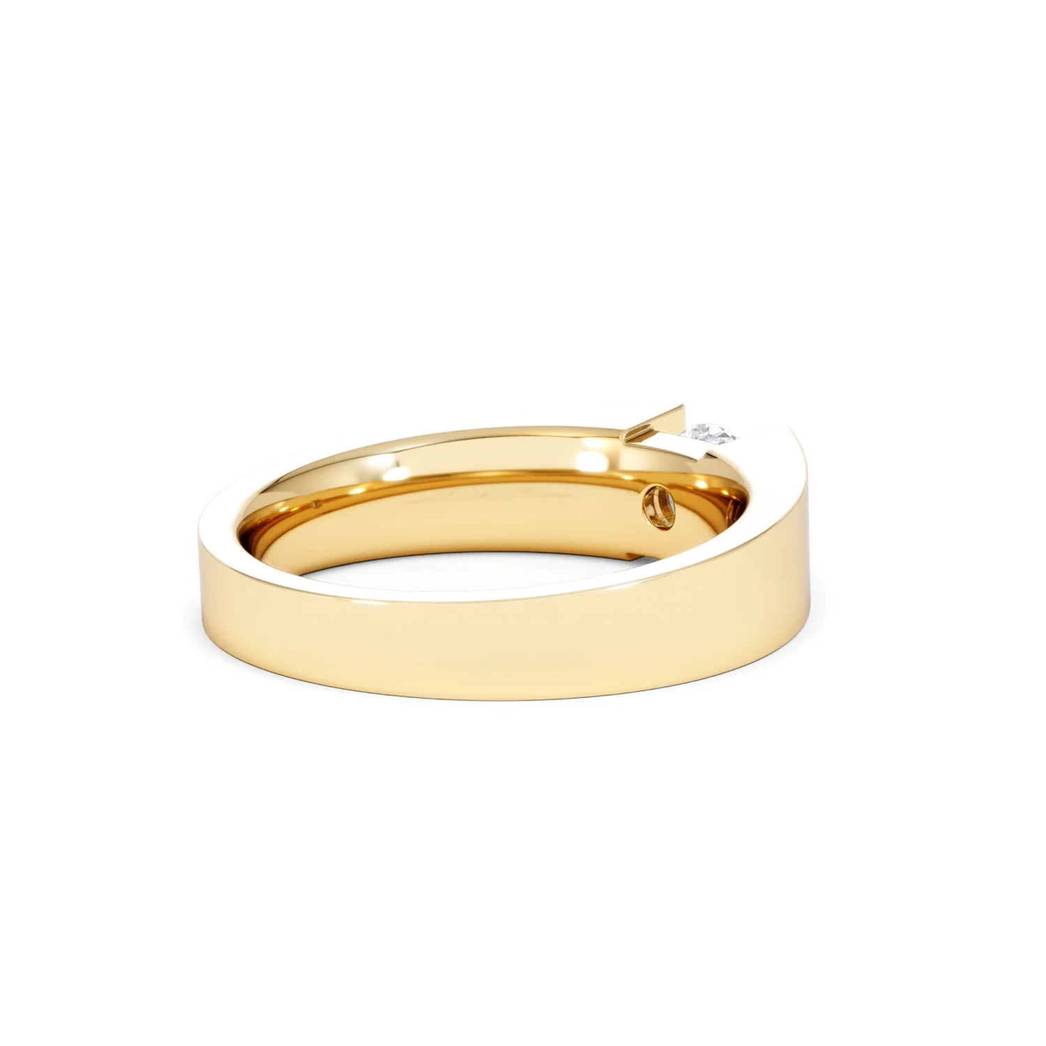 Jessica 0.50ct Round Cut Lab Diamond Solitaire Engagement Ring in 9K Yellow Gold - Image 39