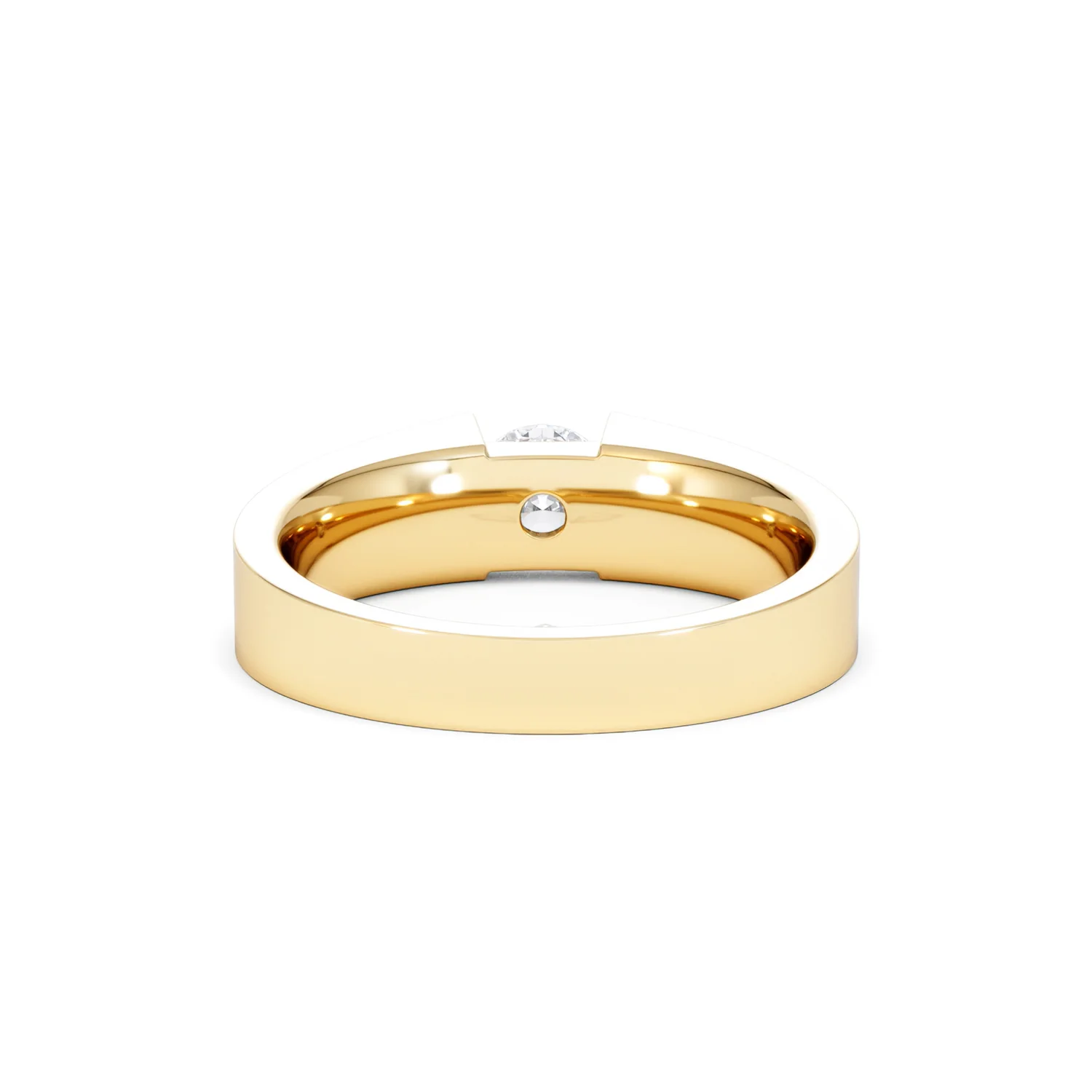 Jessica 0.50ct Round Cut Lab Diamond Solitaire Engagement Ring in 9K Yellow Gold - Image 49