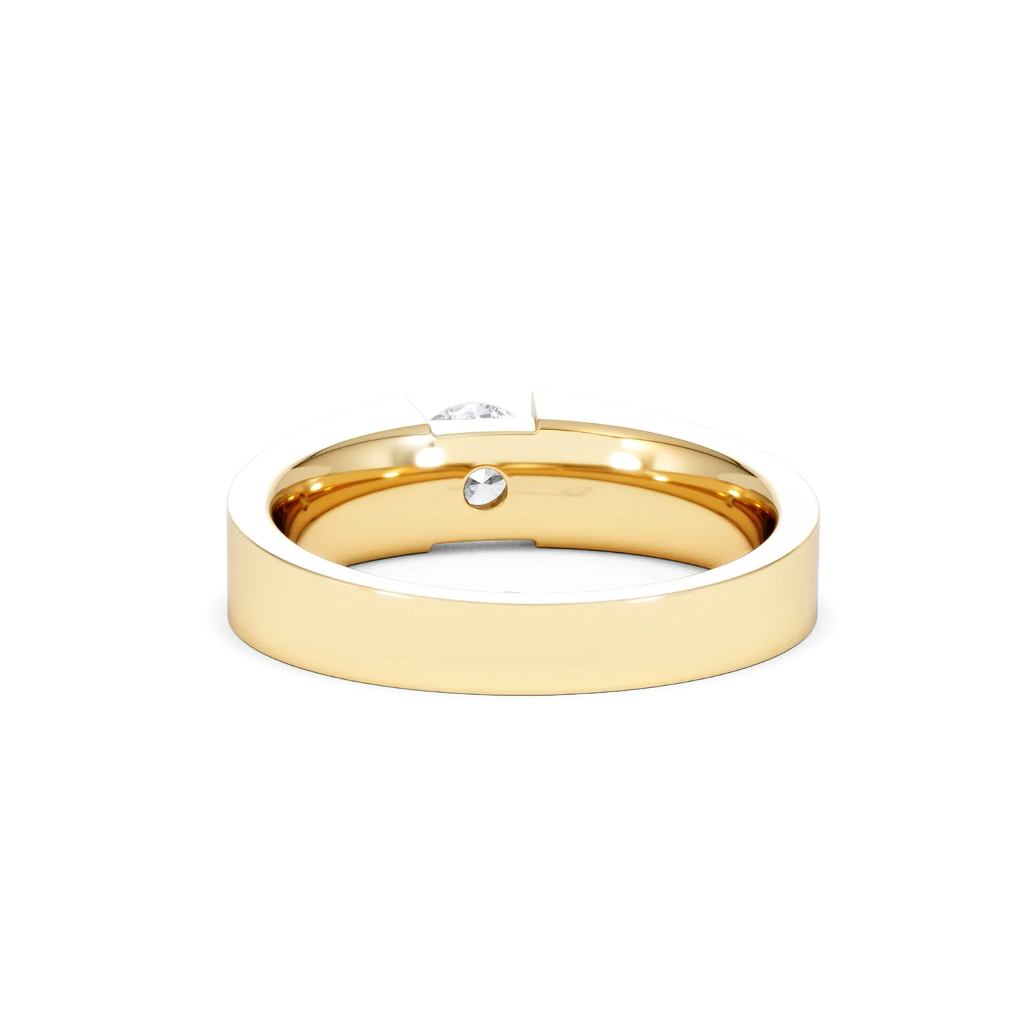 Jessica 0.50ct Round Cut Lab Diamond Solitaire Engagement Ring in 9K Yellow Gold - Image 51