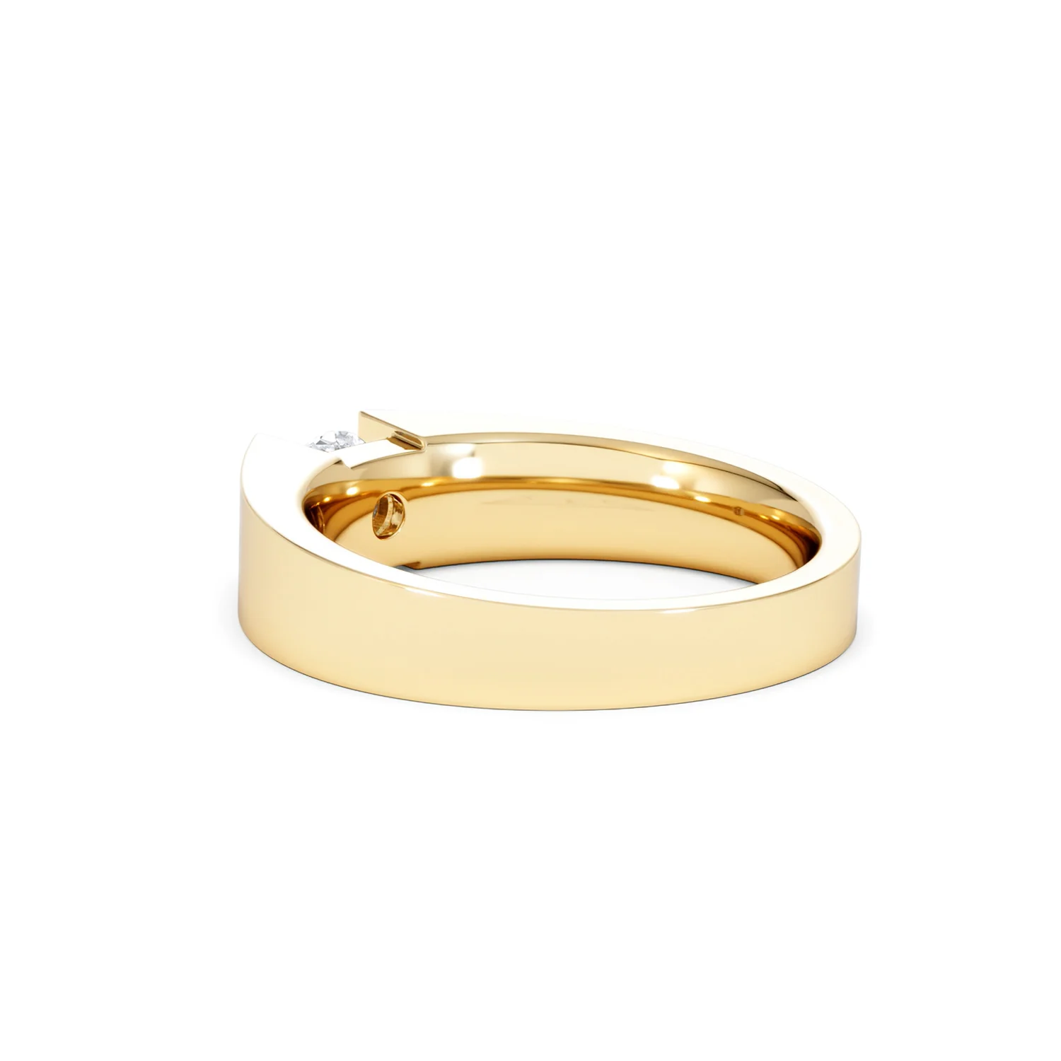 Jessica 0.50ct Round Cut Lab Diamond Solitaire Engagement Ring in 9K Yellow Gold - Image 59