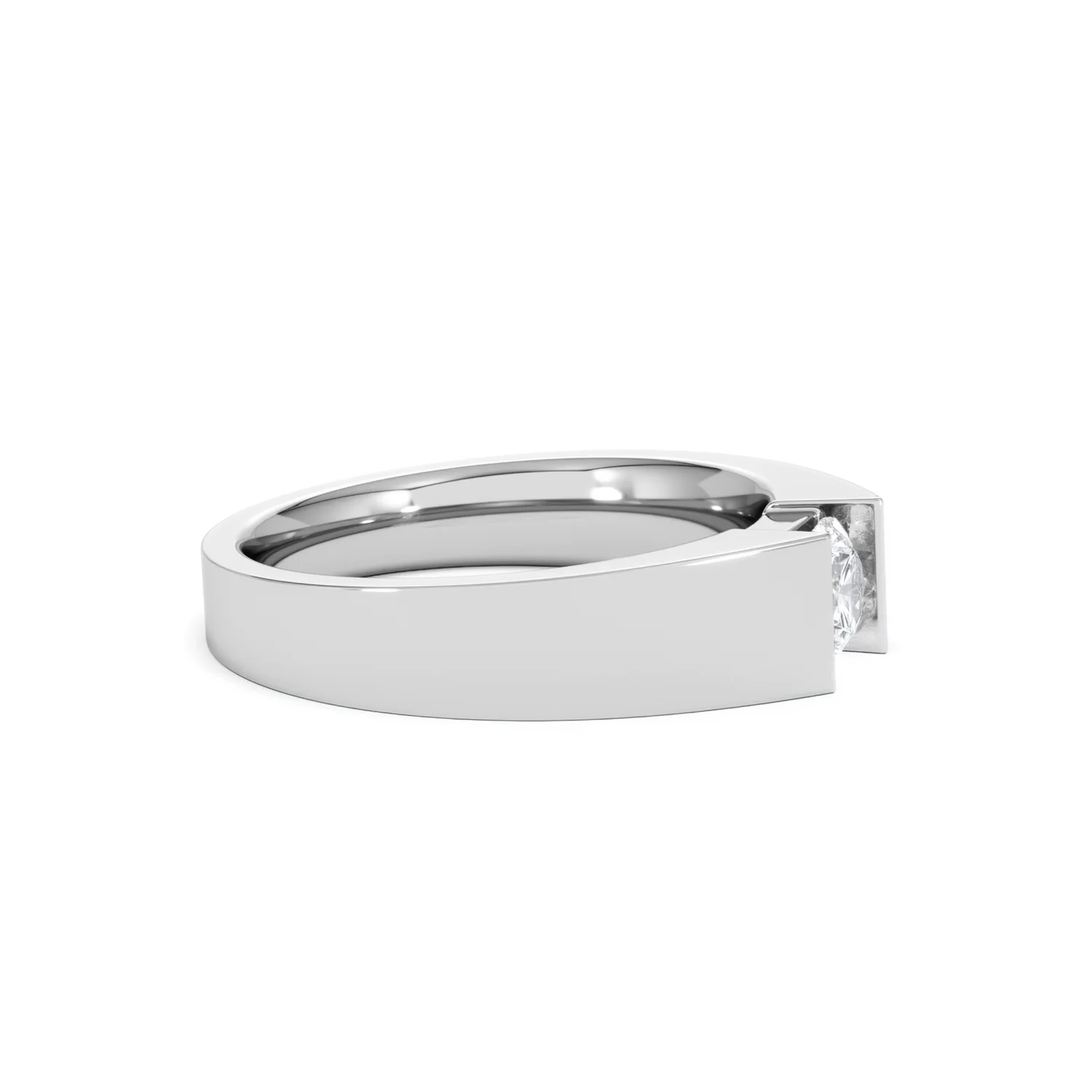 Jessica 0.50ct Round Cut Lab Diamond Solitaire Engagement Ring in Sterling Silver - Image 23