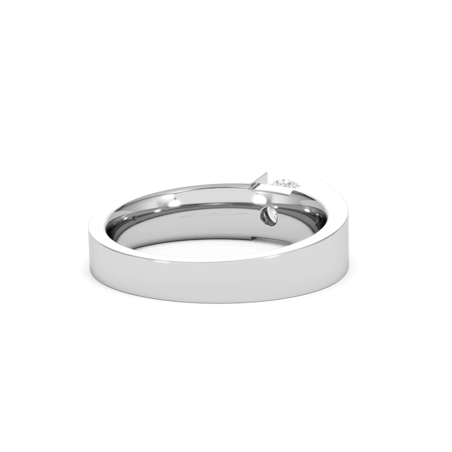 Jessica 0.50ct Round Cut Lab Diamond Solitaire Engagement Ring in Sterling Silver - Image 41
