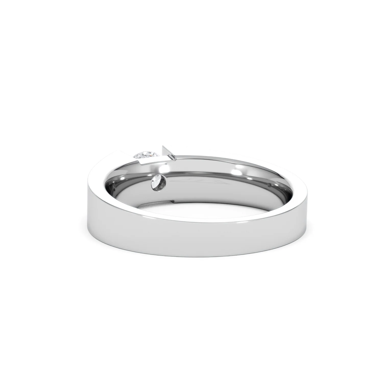 Jessica 0.50ct Round Cut Lab Diamond Solitaire Engagement Ring in Sterling Silver - Image 54