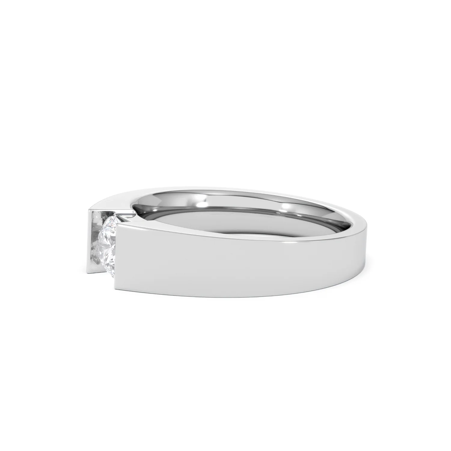 Jessica 0.50ct Round Cut Lab Diamond Solitaire Engagement Ring in Sterling Silver - Image 74