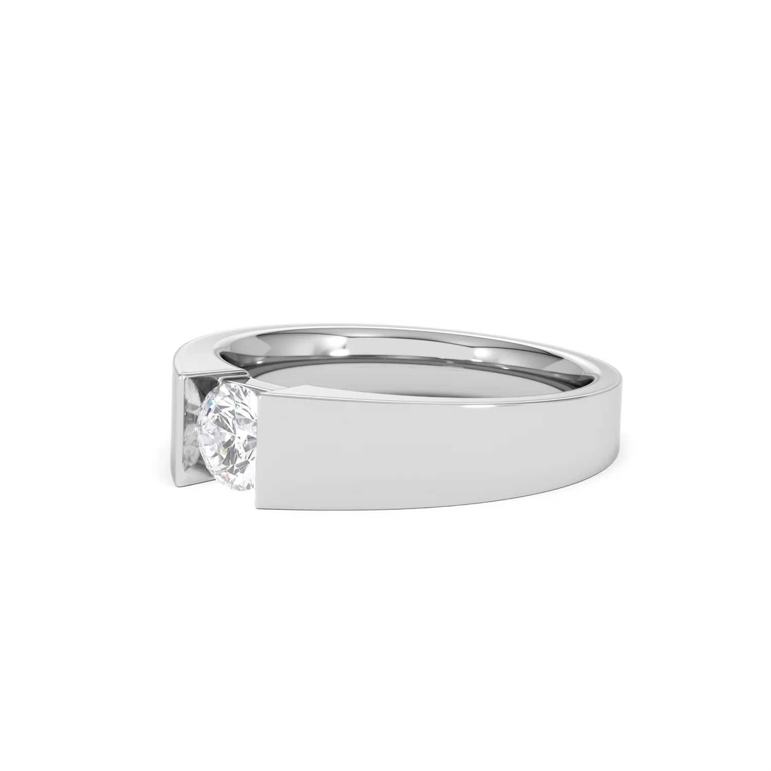 Jessica 0.50ct Round Cut Lab Diamond Solitaire Engagement Ring in Sterling Silver - Image 78