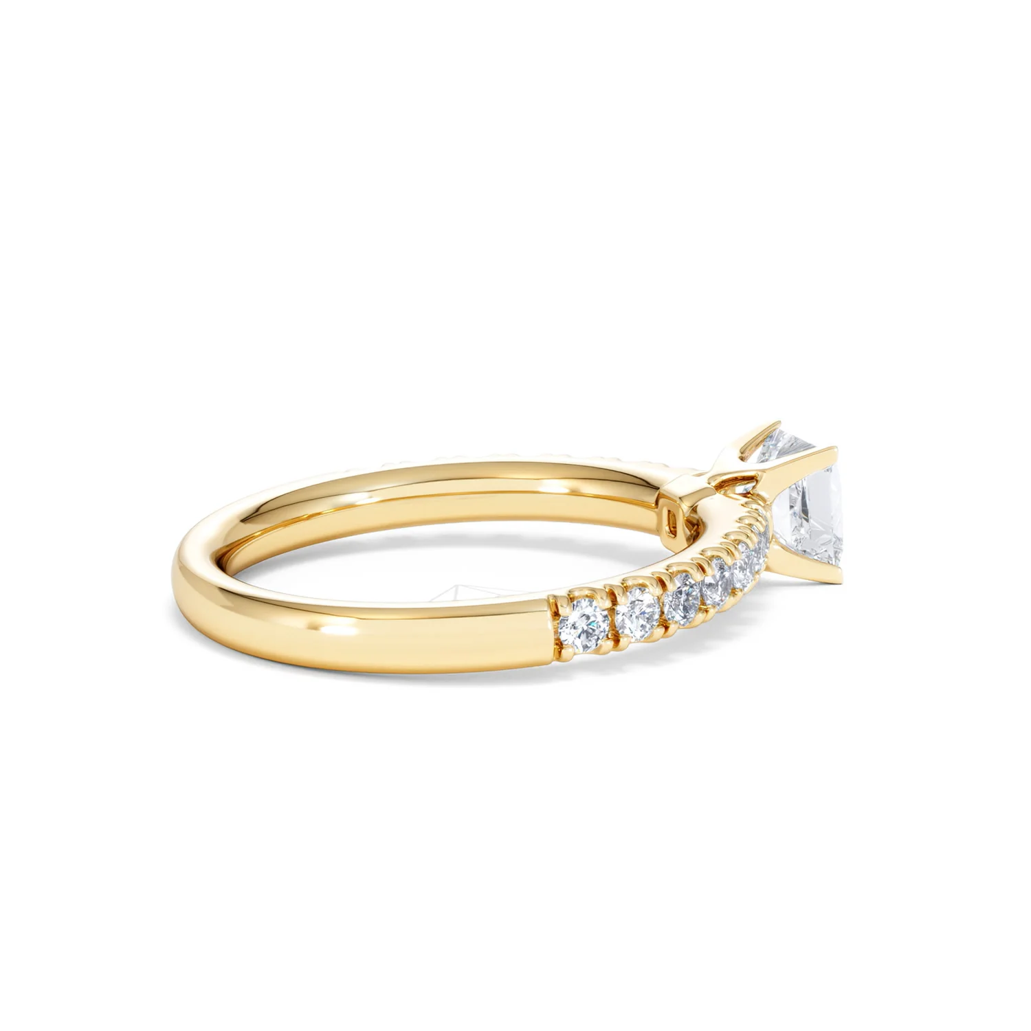 Katerina Princess Diamond Engagement Ring 18K Gold 0.85ct G/SI2 - Image 37