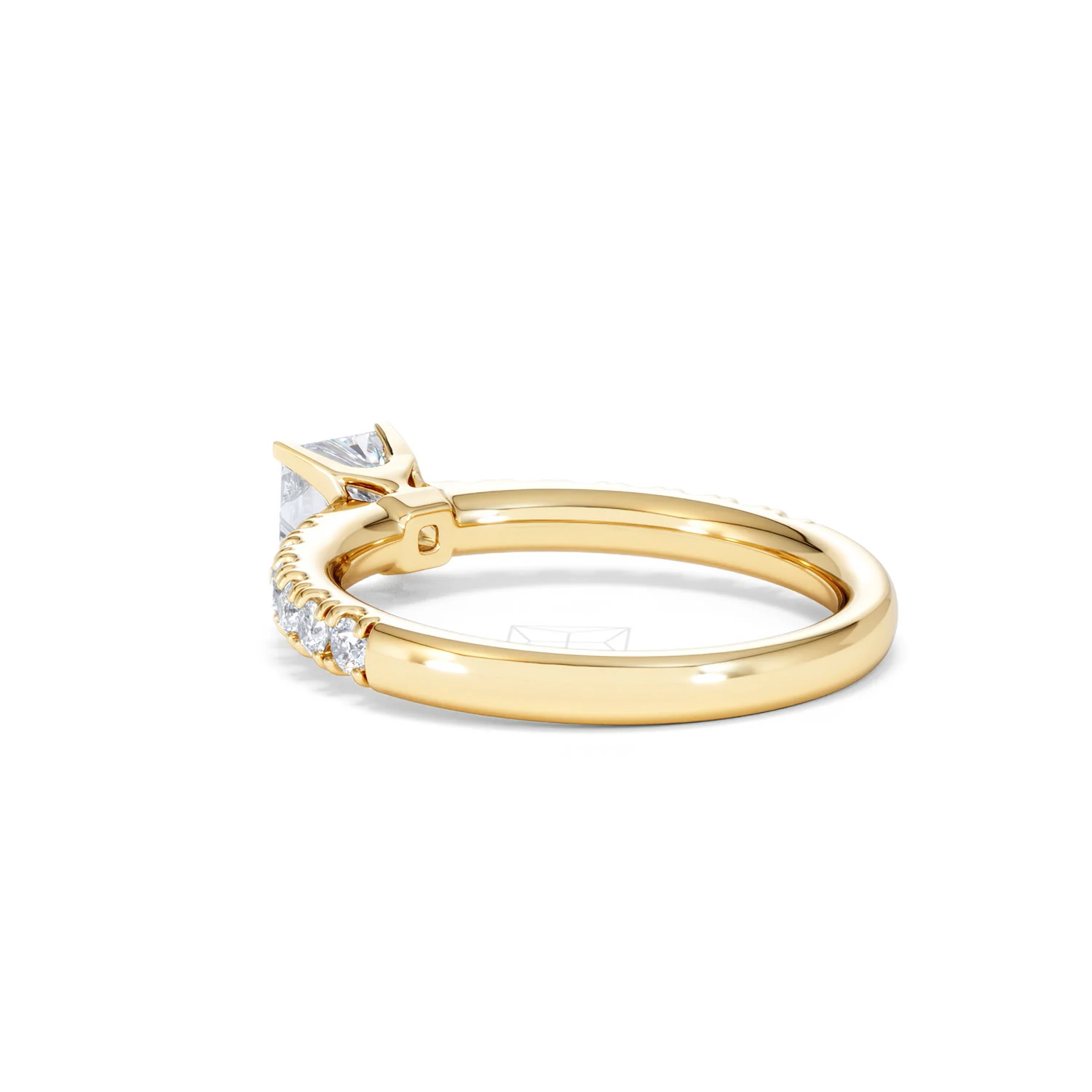 Katerina Princess Diamond Engagement Ring 18K Gold 0.85ct G/SI2 - Image 61