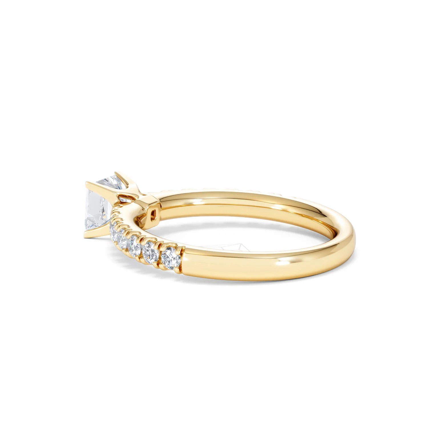 Katerina Princess Diamond Engagement Ring 18K Gold 0.85ct G/SI2 - Image 65