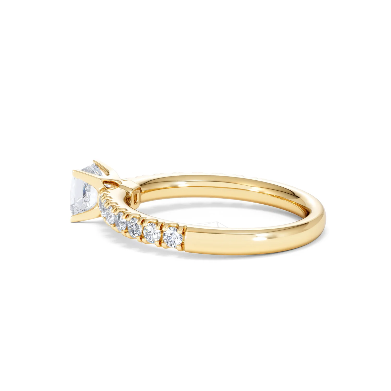 Katerina Princess Diamond Engagement Ring 18K Gold 0.85ct G/SI2 - Image 67