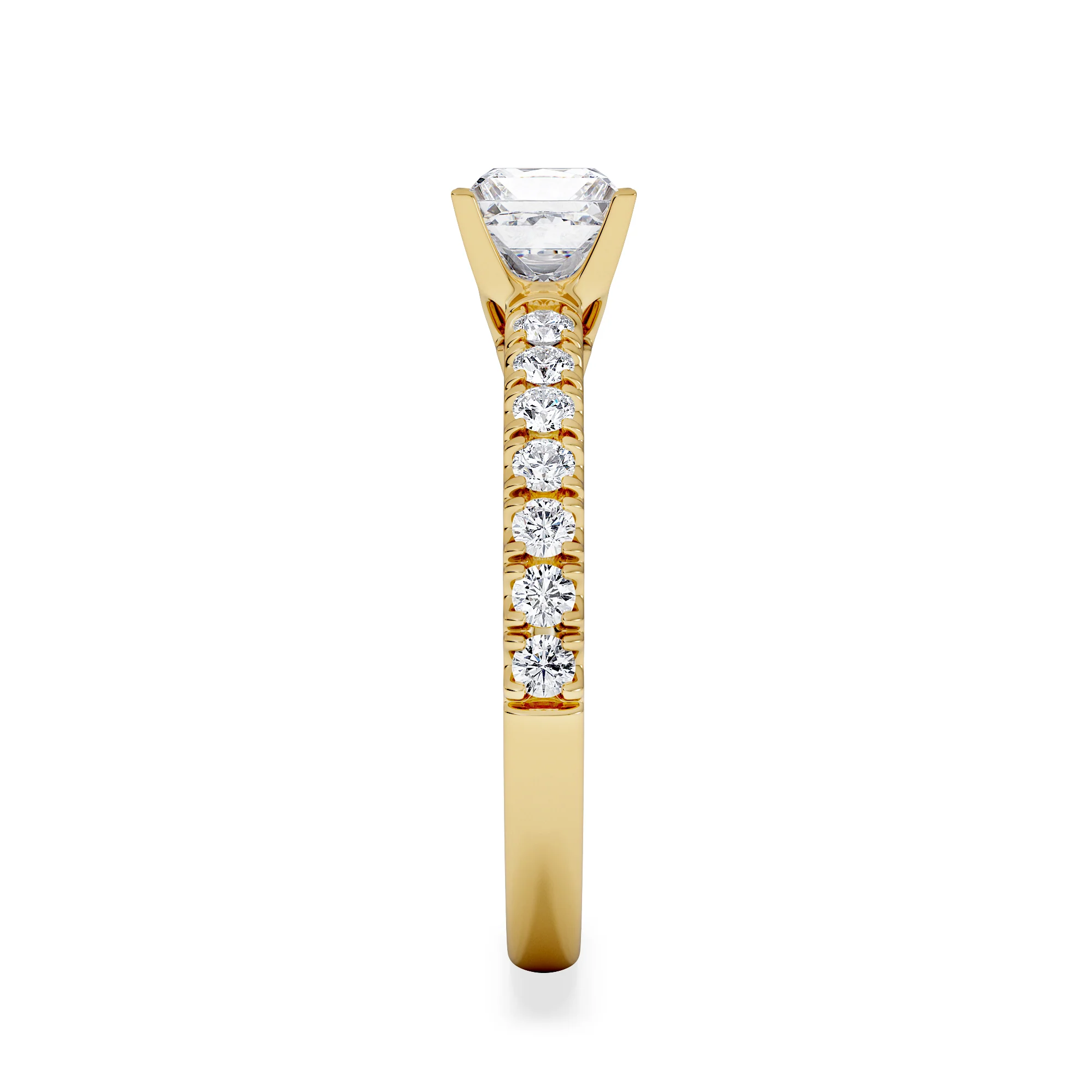 Katerina GIA Princess Diamond Engagement Ring 18K Gold 1.15ct G/SI2 - Image 5