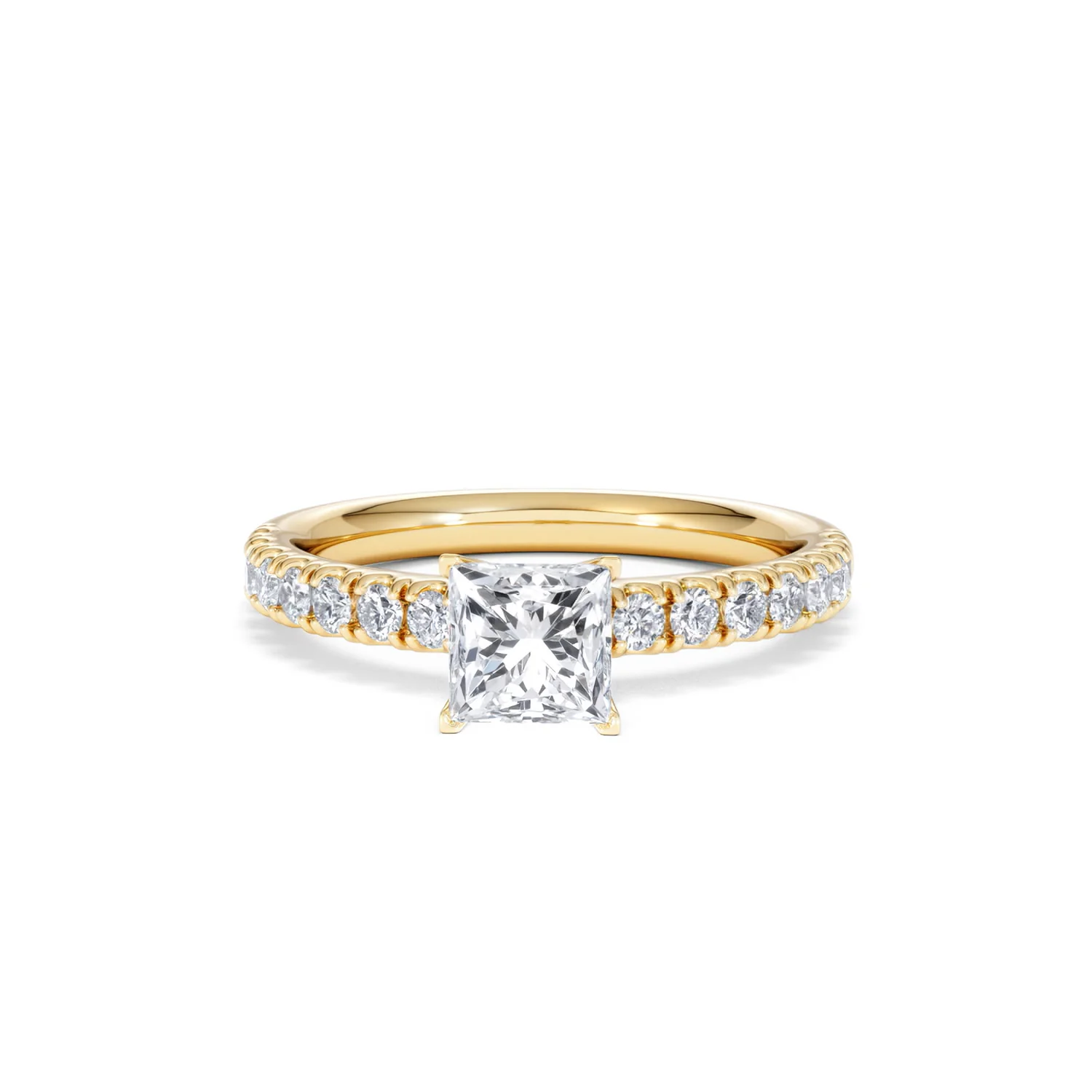 Katerina GIA Princess Diamond Engagement Ring 18K Gold 1.15ct G/SI2 - Image 87
