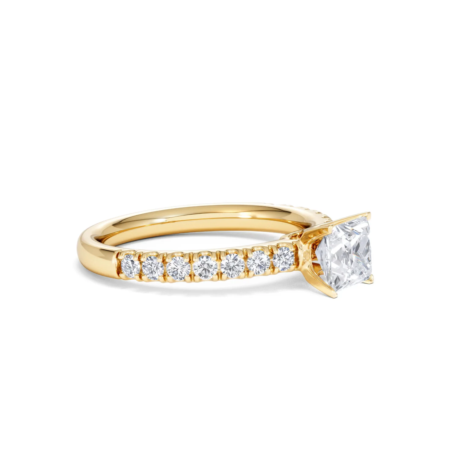 Katerina GIA Princess Diamond Engagement Ring 18K Gold 1.15ct G/VS1 - Image 18