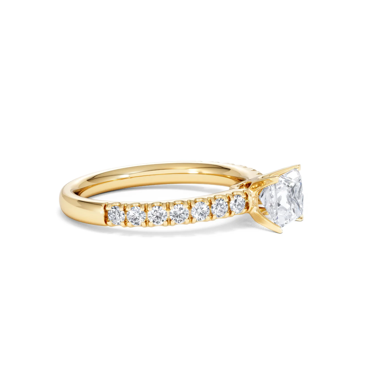 Katerina GIA Princess Diamond Engagement Ring 18K Gold 1.15ct G/VS1 - Image 20