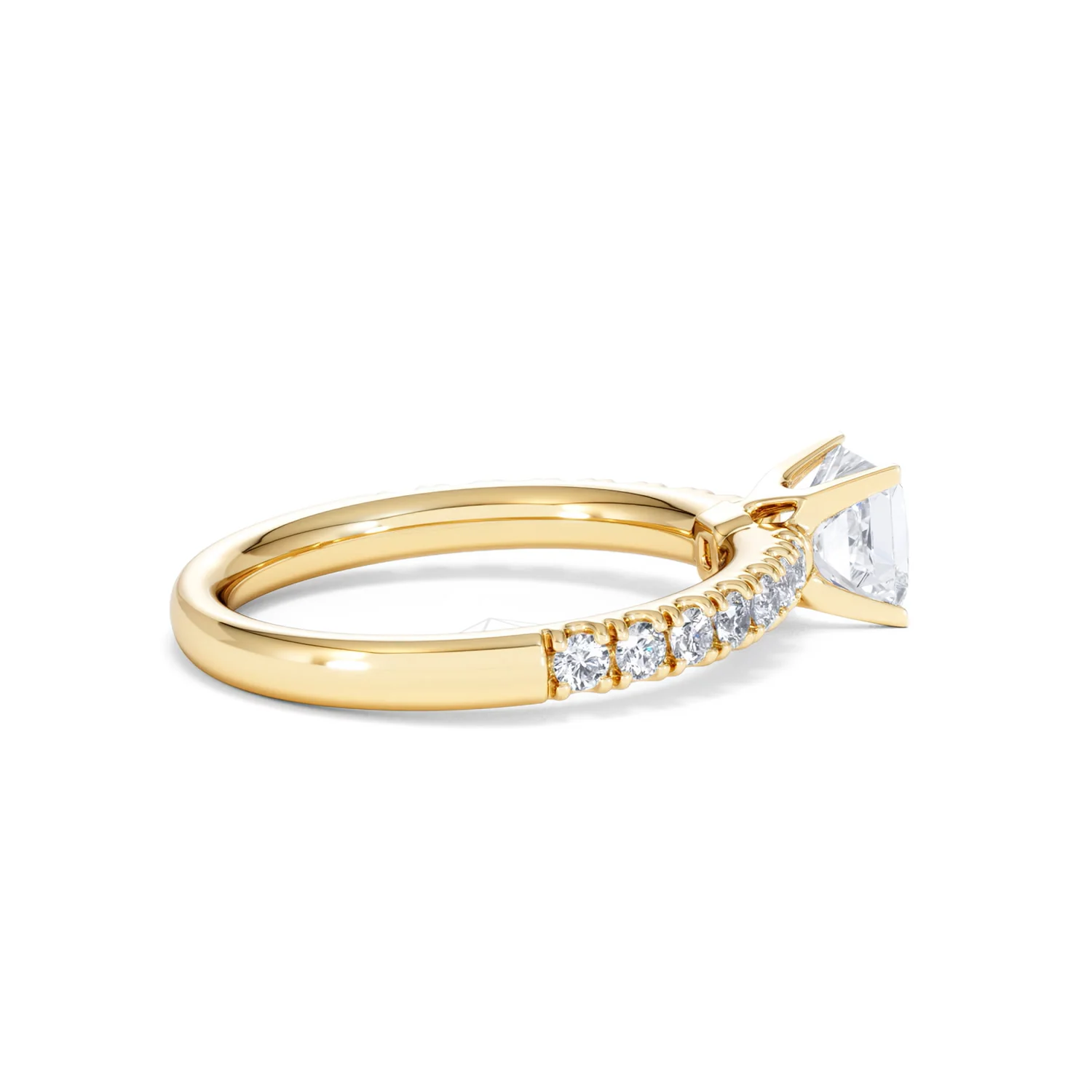 Katerina GIA Princess Diamond Engagement Ring 18K Gold 1.15ct G/VS1 - Image 30