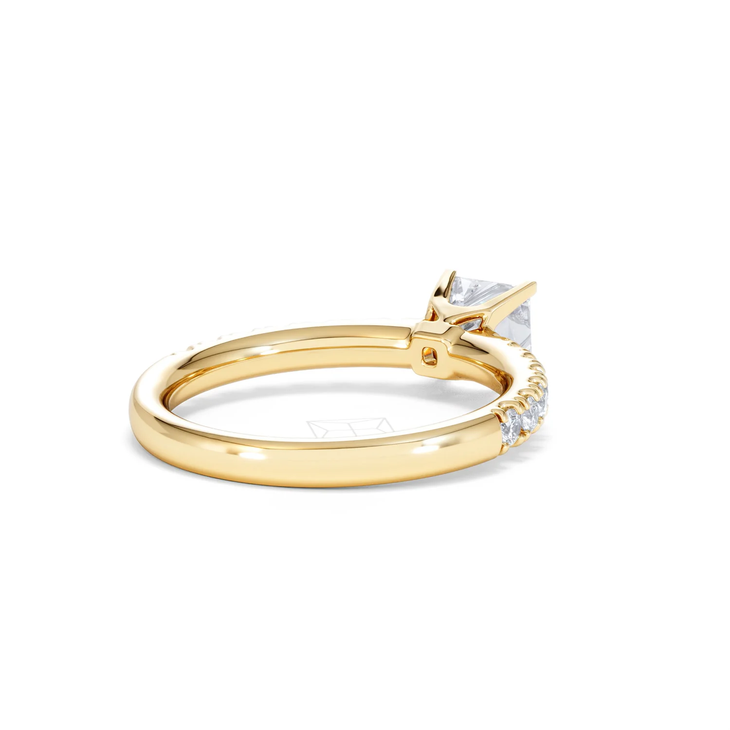 Katerina GIA Princess Diamond Engagement Ring 18K Gold 1.15ct G/VS1 - Image 38