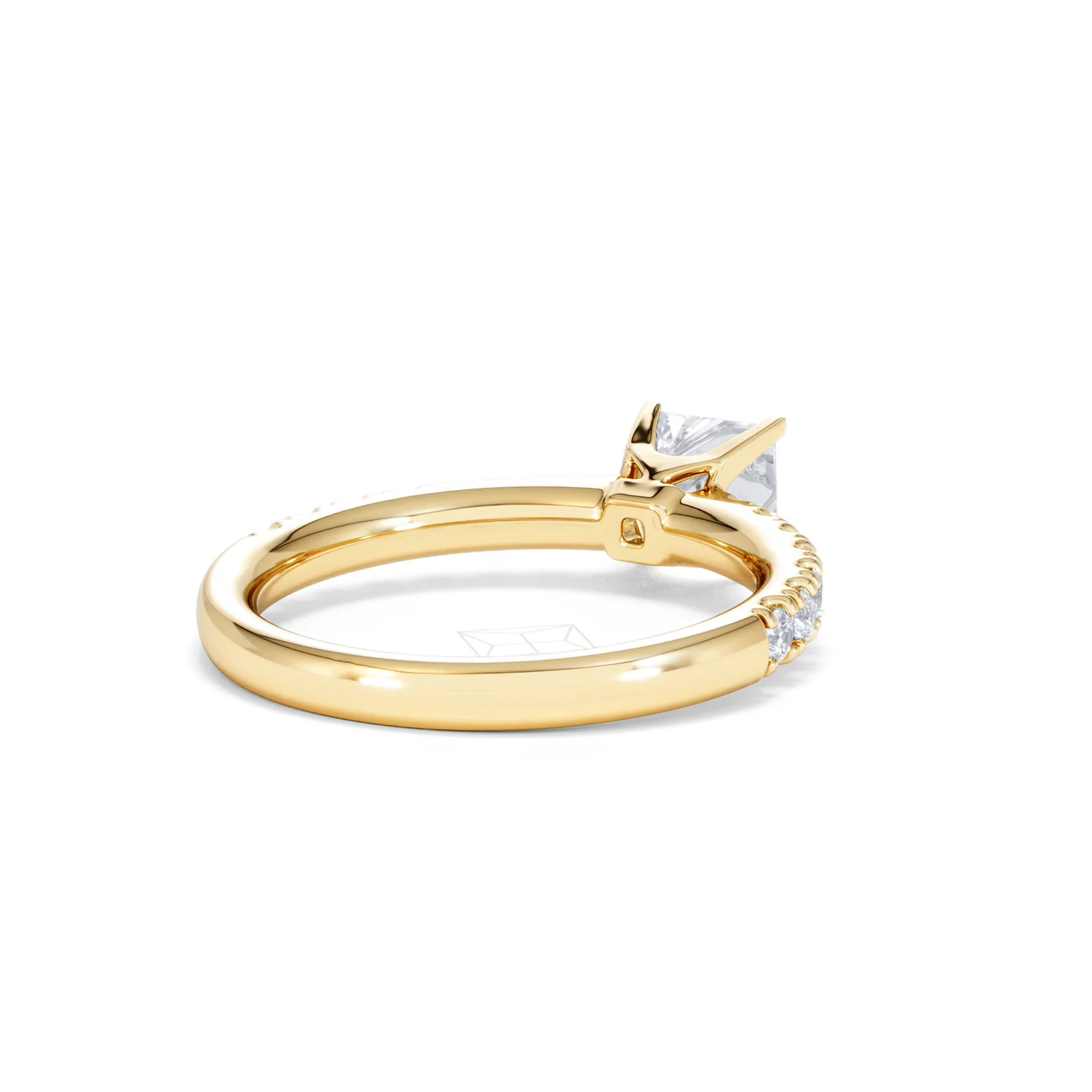 Katerina GIA Princess Diamond Engagement Ring 18K Gold 1.15ct G/VS1 - Image 39