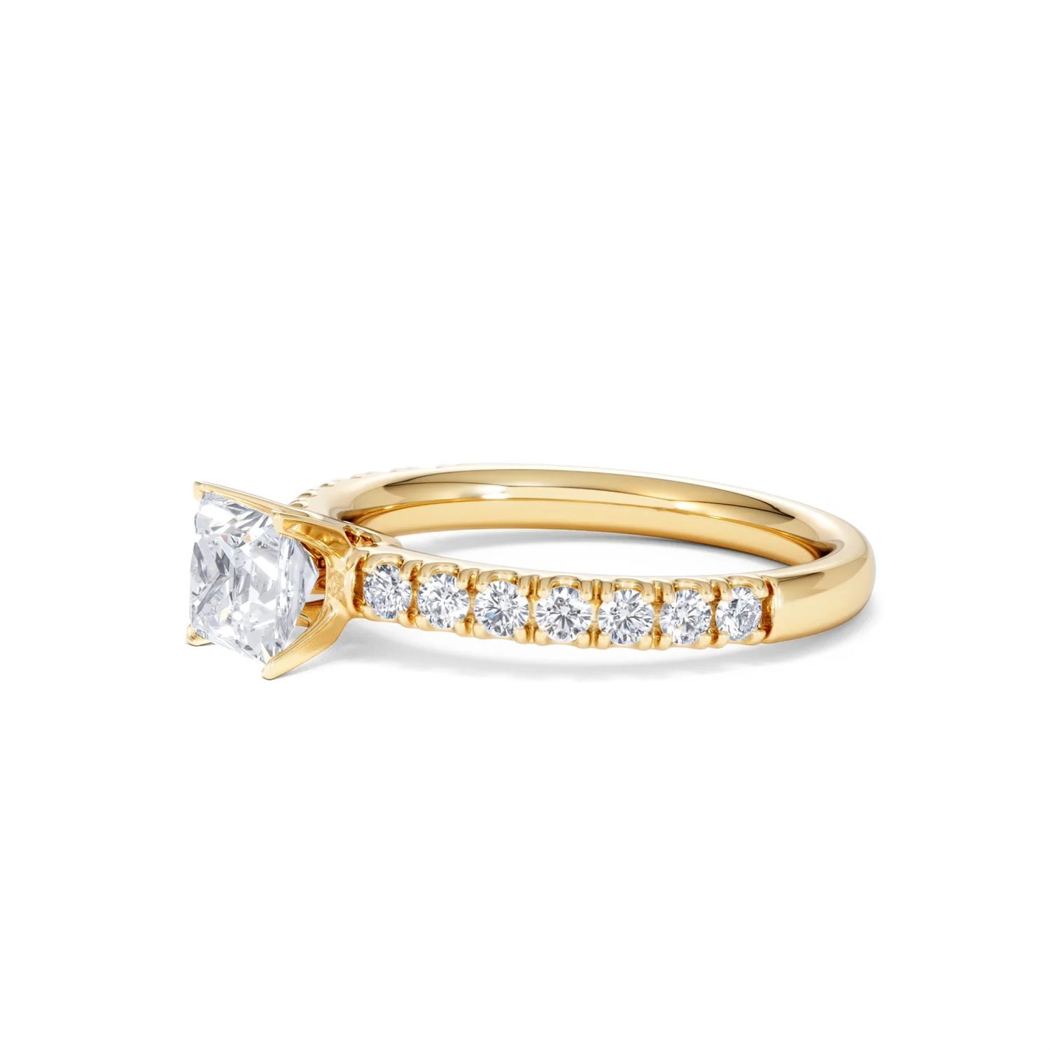 Katerina GIA Princess Diamond Engagement Ring 18K Gold 1.15ct G/VS1 - Image 73