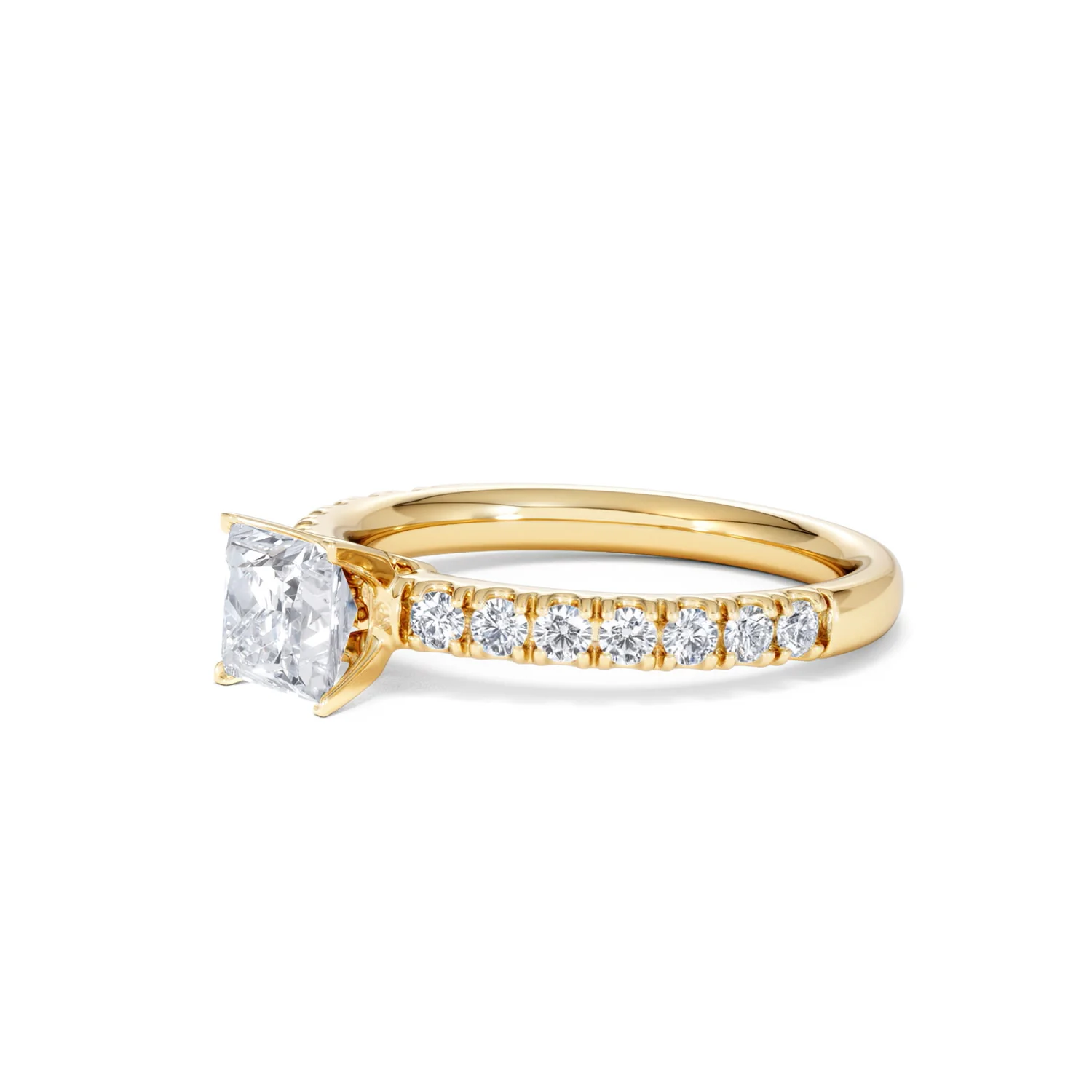 Katerina GIA Princess Diamond Engagement Ring 18K Gold 1.15ct G/VS1 - Image 75