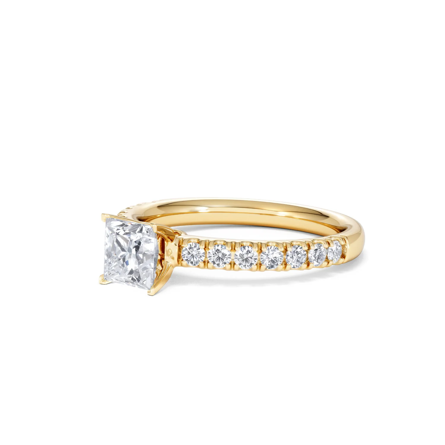 Katerina GIA Princess Diamond Engagement Ring 18K Gold 1.15ct G/VS1 - Image 77