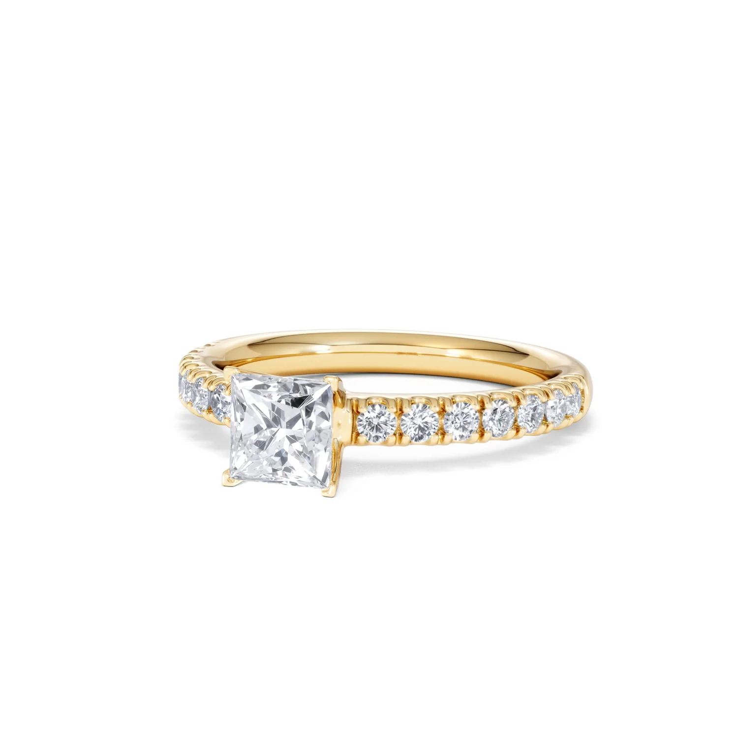 Katerina GIA Princess Diamond Engagement Ring 18K Gold 1.15ct G/VS1 - Image 81