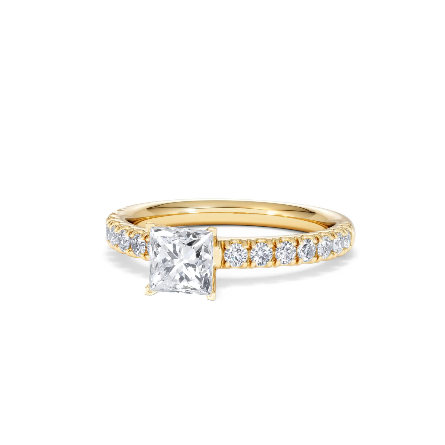 Katerina GIA Princess Diamond Engagement Ring 18K Gold 1.15ct G/VS1 - Image 82