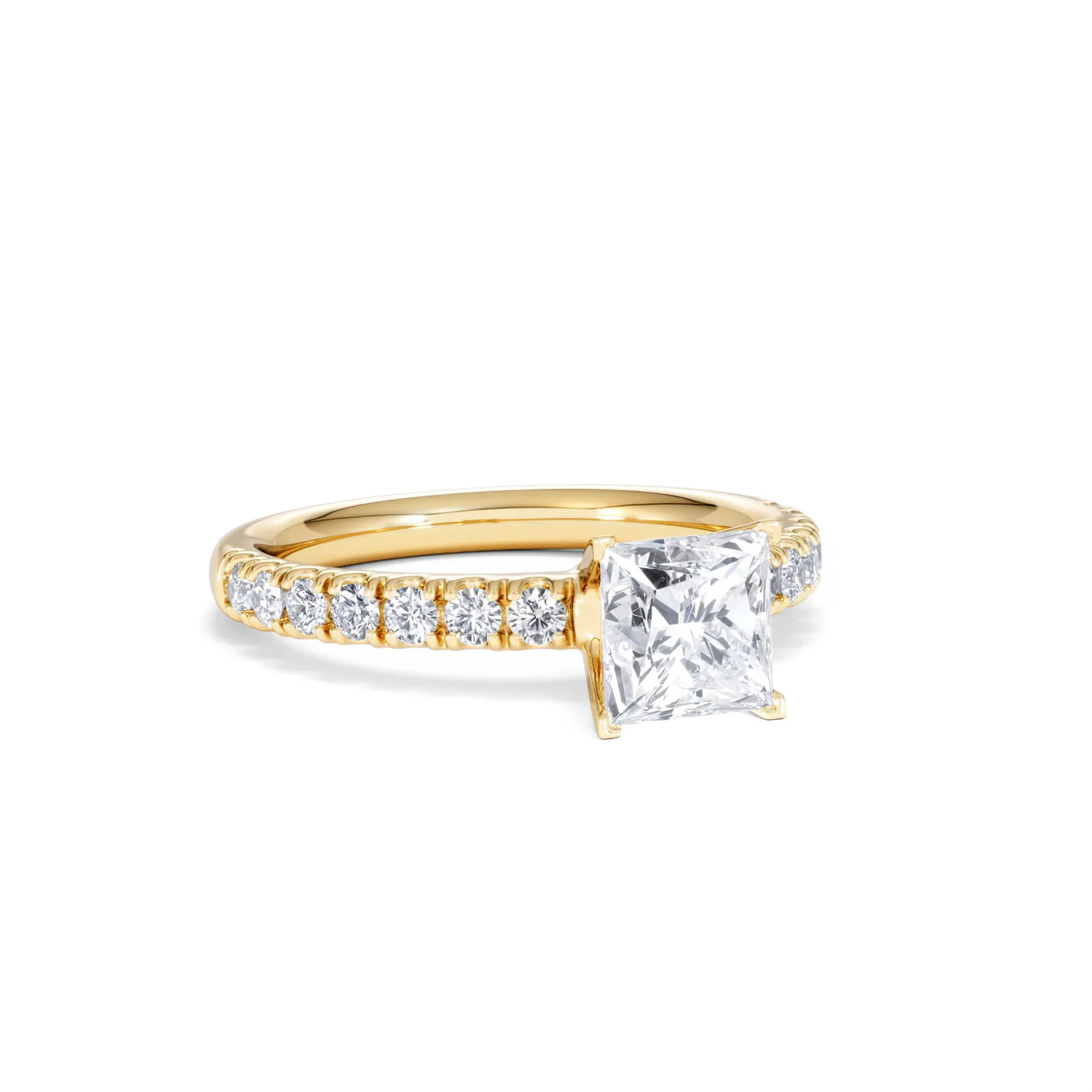 Katerina GIA Princess Diamond Engagement Ring 18K Gold 1.55ct G/SI2 - Image 13