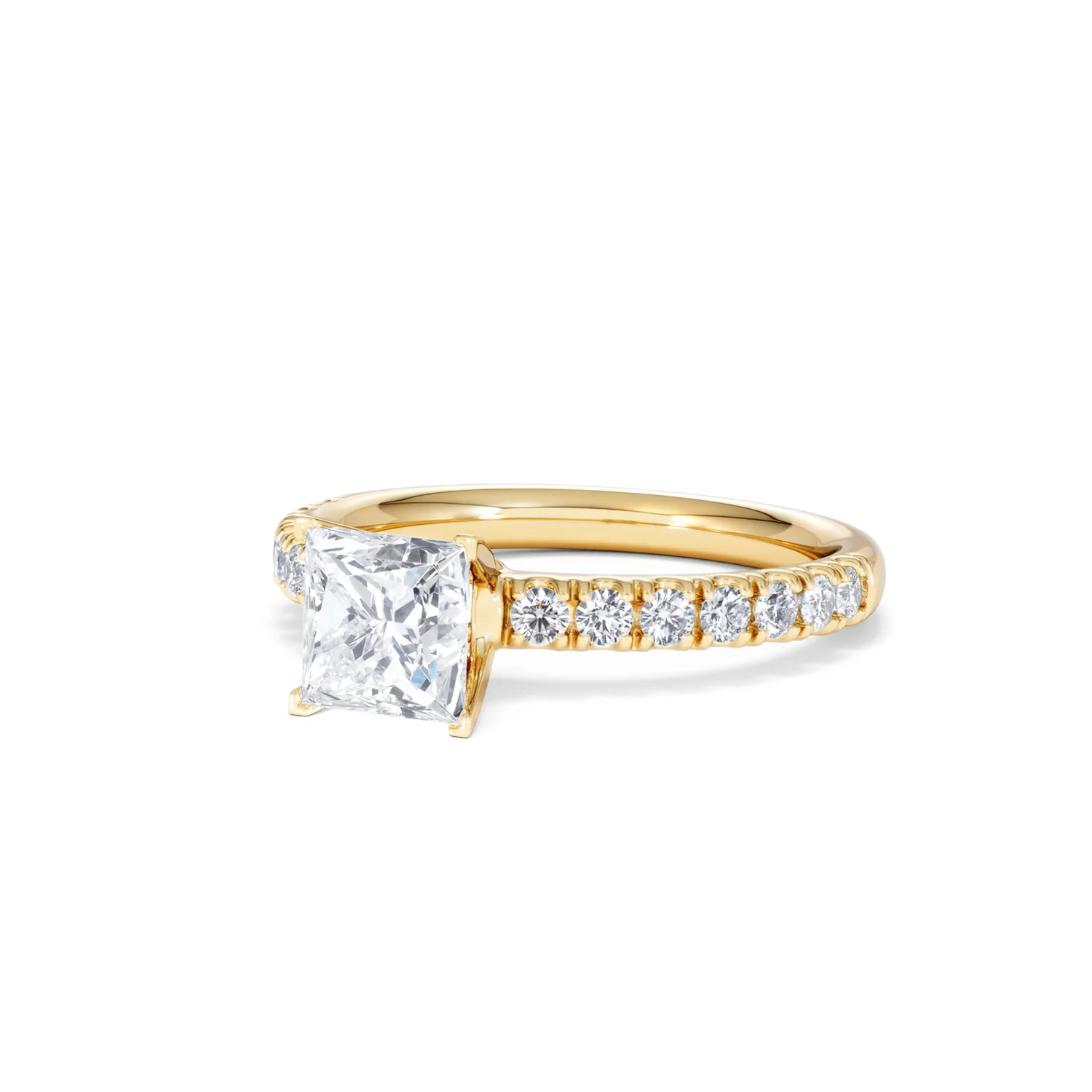 Katerina GIA Princess Diamond Engagement Ring 18K Gold 1.55ct G/SI2 - Image 82