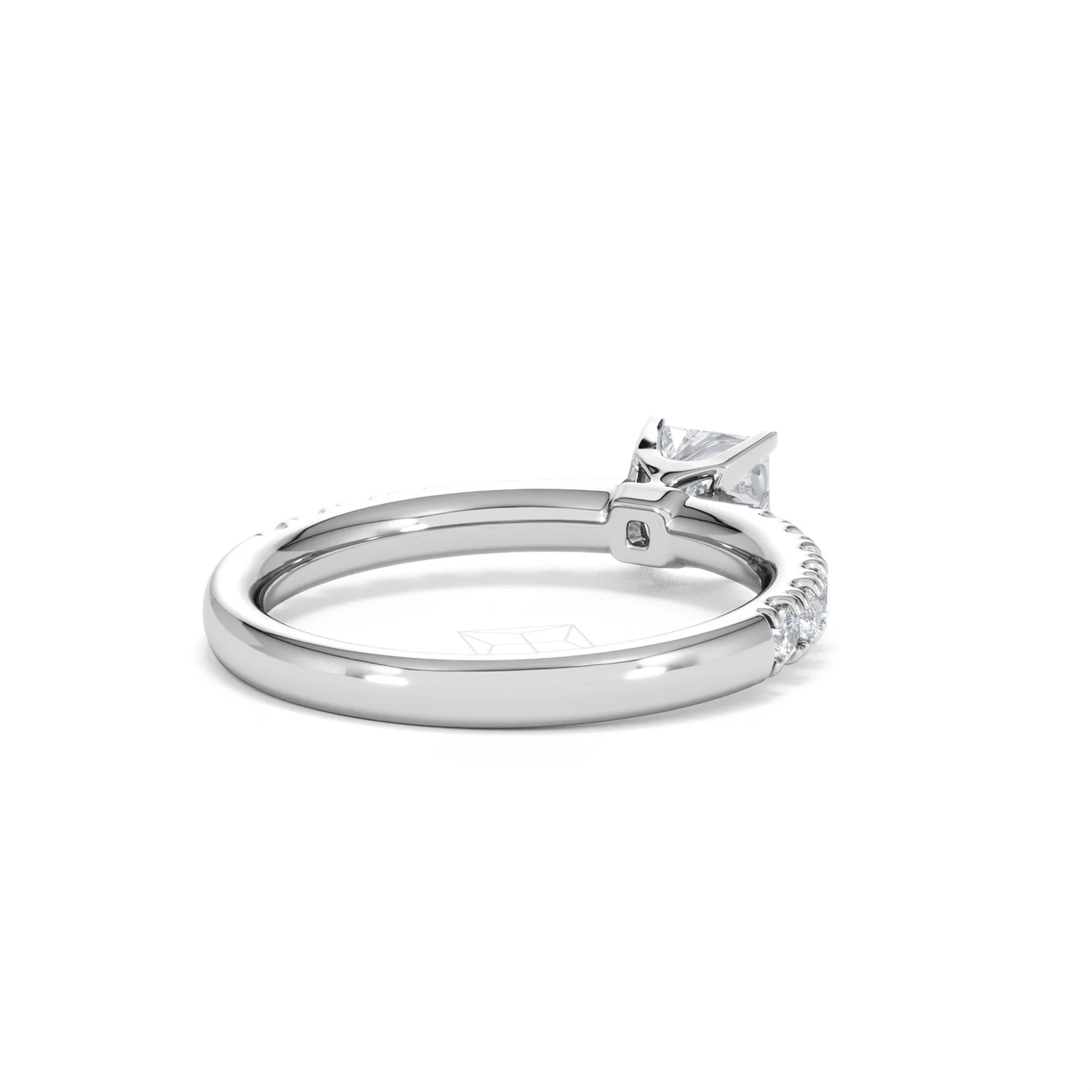 Katerina Princess Diamond Engagement Ring 18KW Gold 0.85ct G/SI2 - Image 41