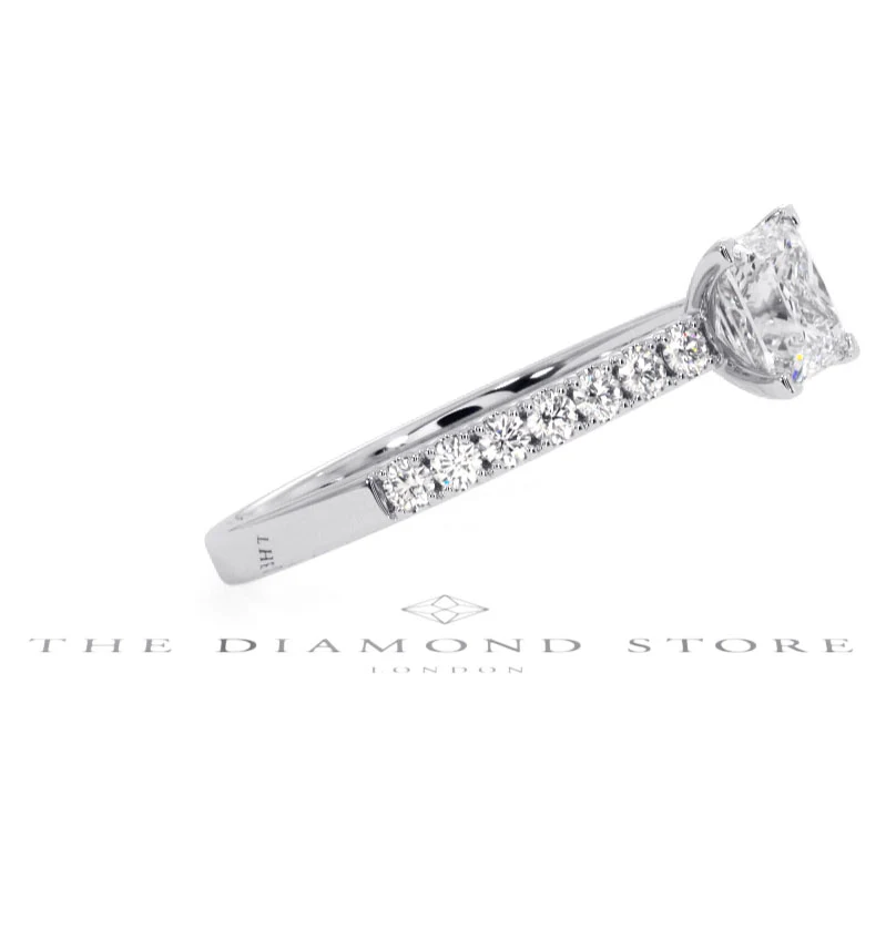 Katerina GIA Princess Diamond Engagement Ring 18KW Gold 1.15ct G/SI2 - Image 102