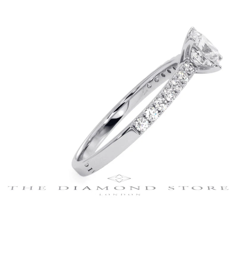 Katerina GIA Princess Diamond Engagement Ring 18KW Gold 1.15ct G/SI2 - Image 107